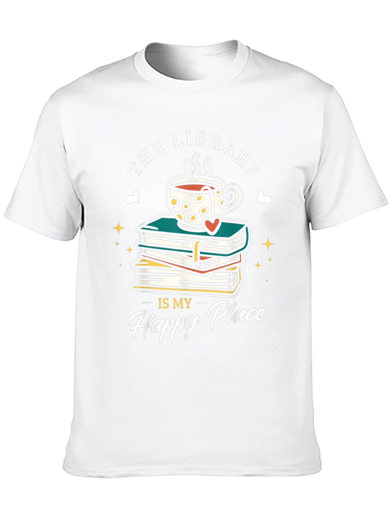Library Is My Happy Place T-Shirt