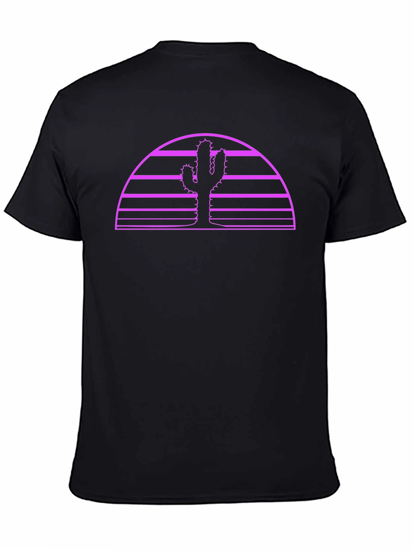 Retro Cactus Sunset Graphic Tee