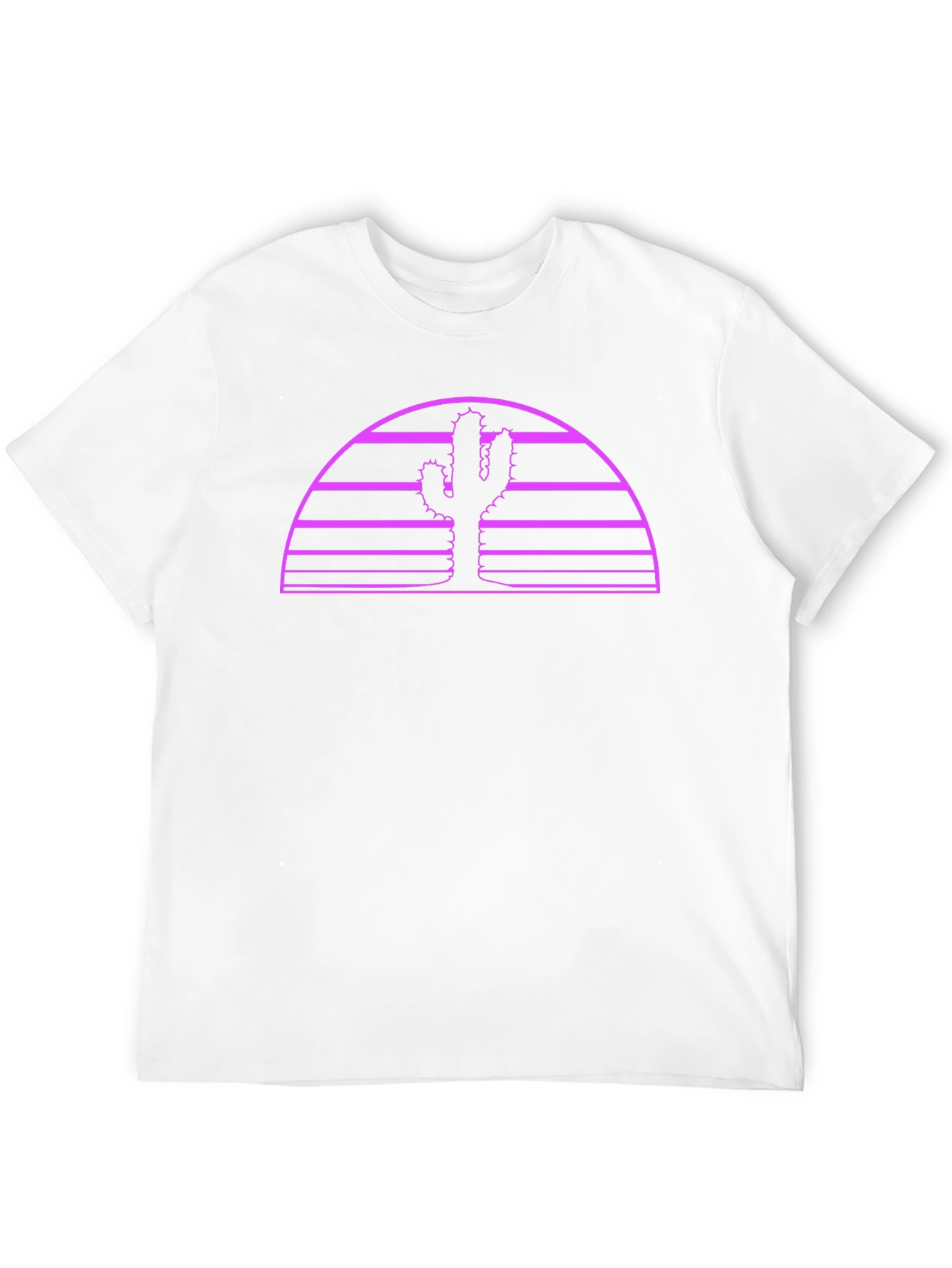 Retro Cactus Sunset Graphic Tee