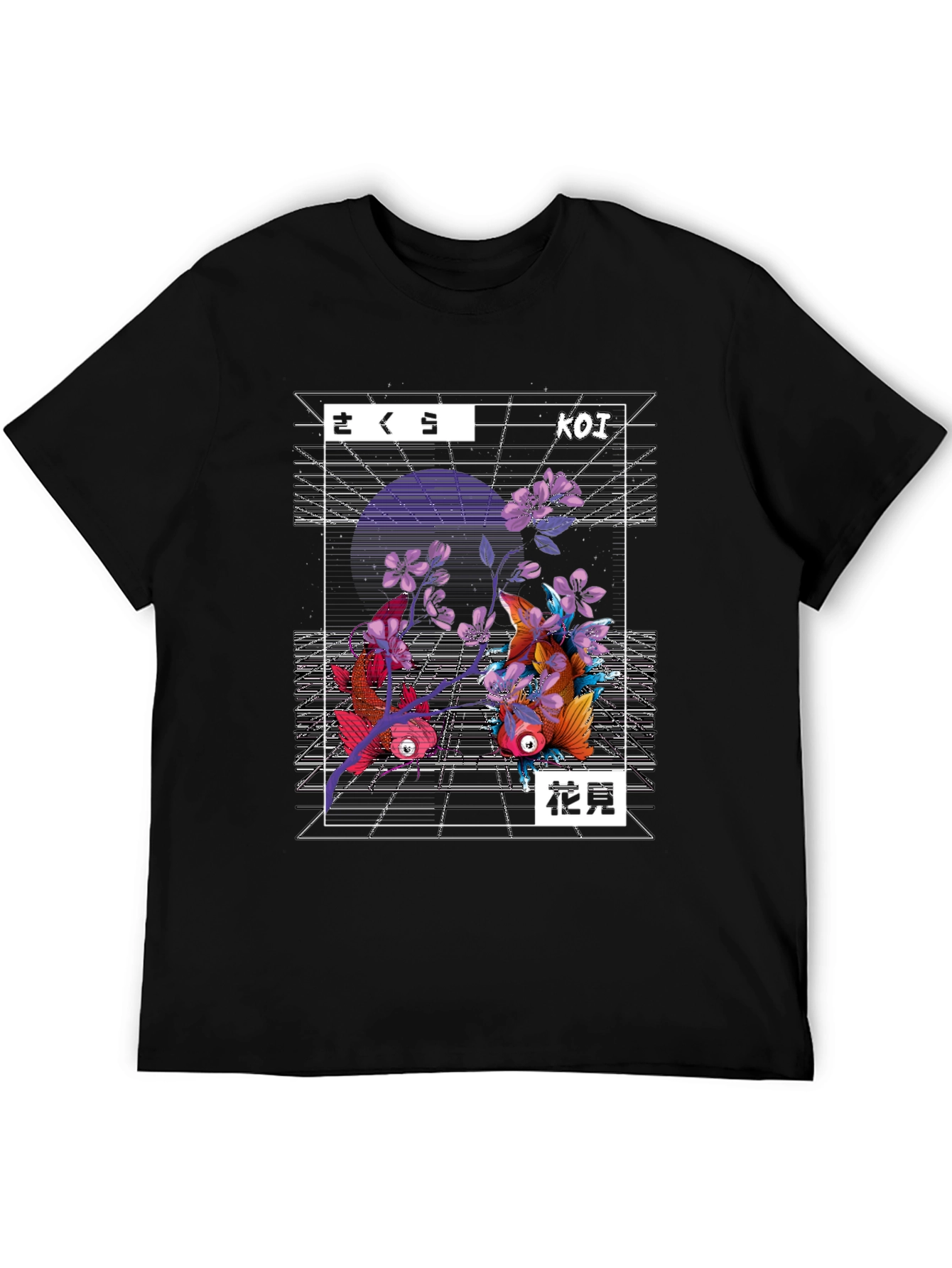 Koi Fish Graphic T-Shirt - Japanese Style