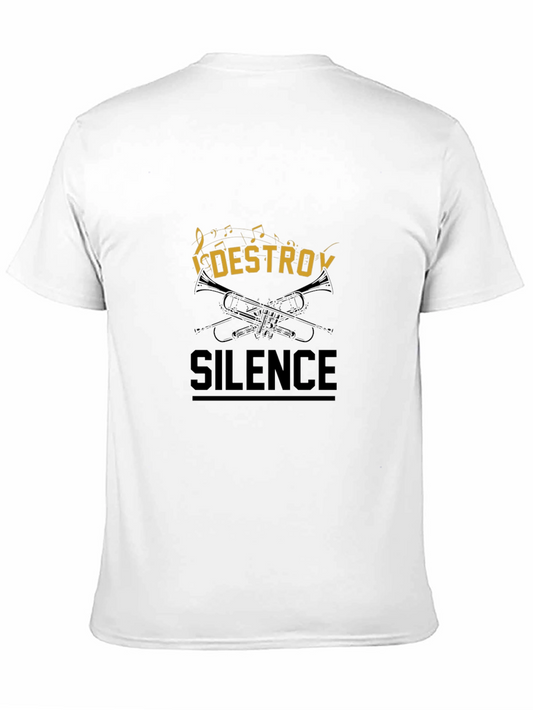 Destroy Silence Trumpet Graphic Tee