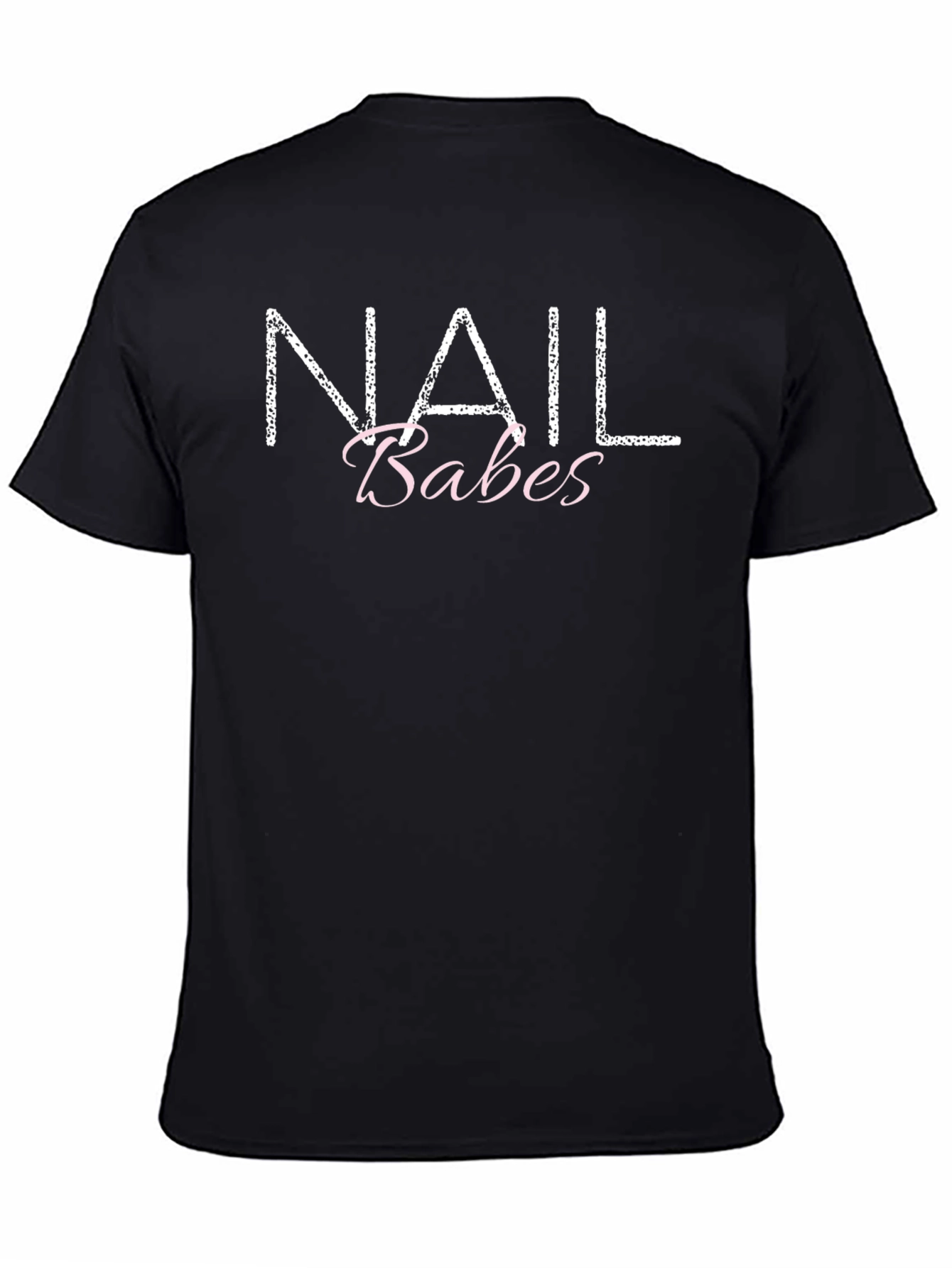 Nail Babes Graphic Tee - Black Cotton T-Shirt