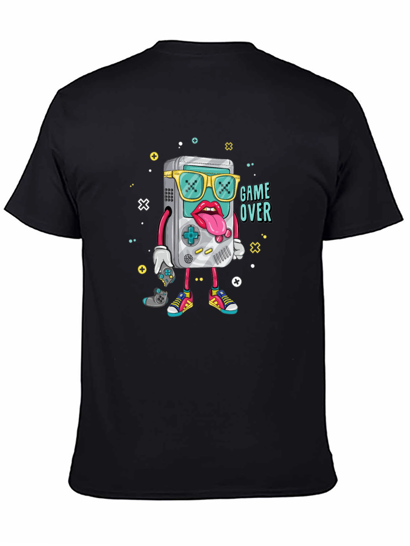 Game Over Graphic Black T-Shirt