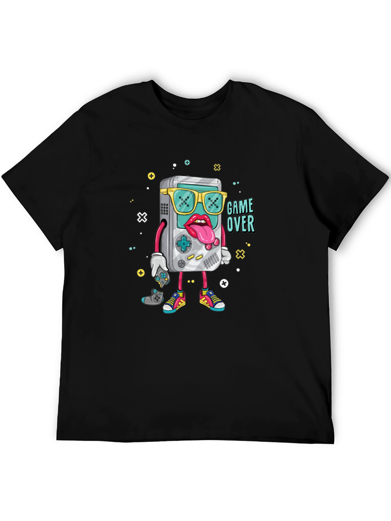 Game Over Graphic Black T-Shirt