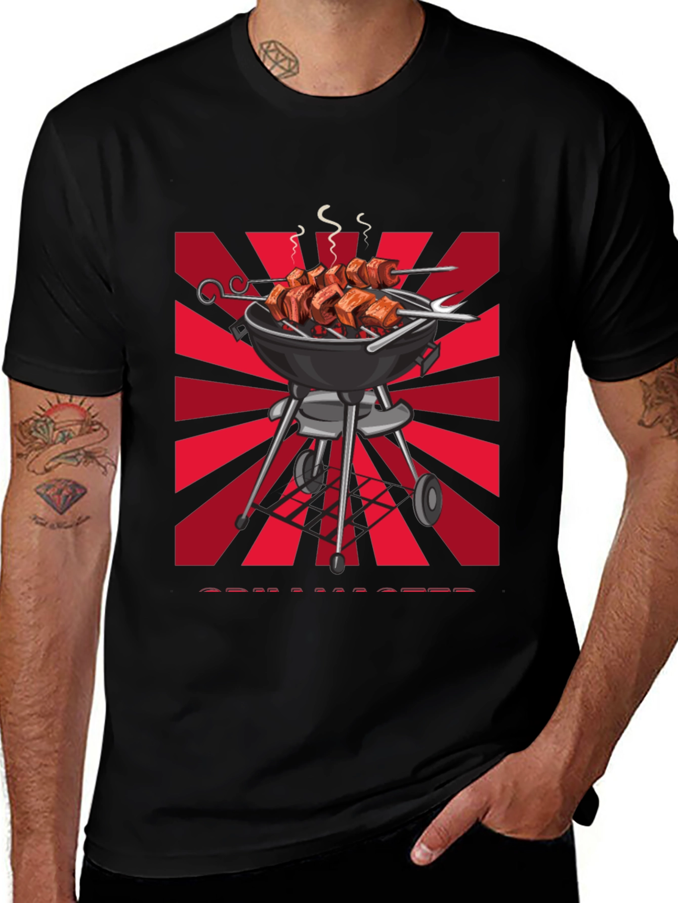 BBQ Grillmaster Graphic Tee - Grilling Season