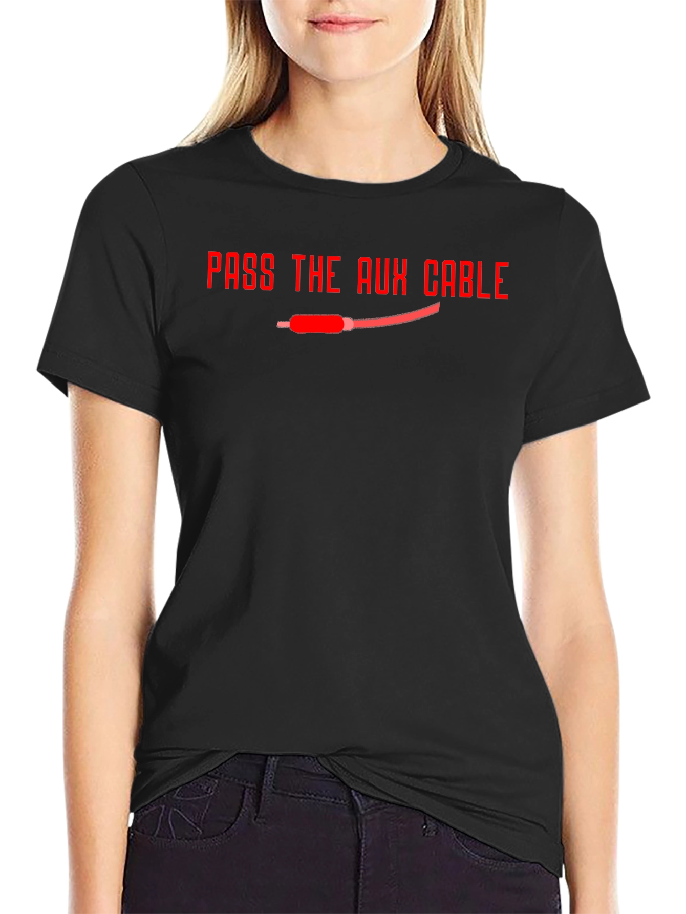 Pass the Aux Cable Graphic Tee