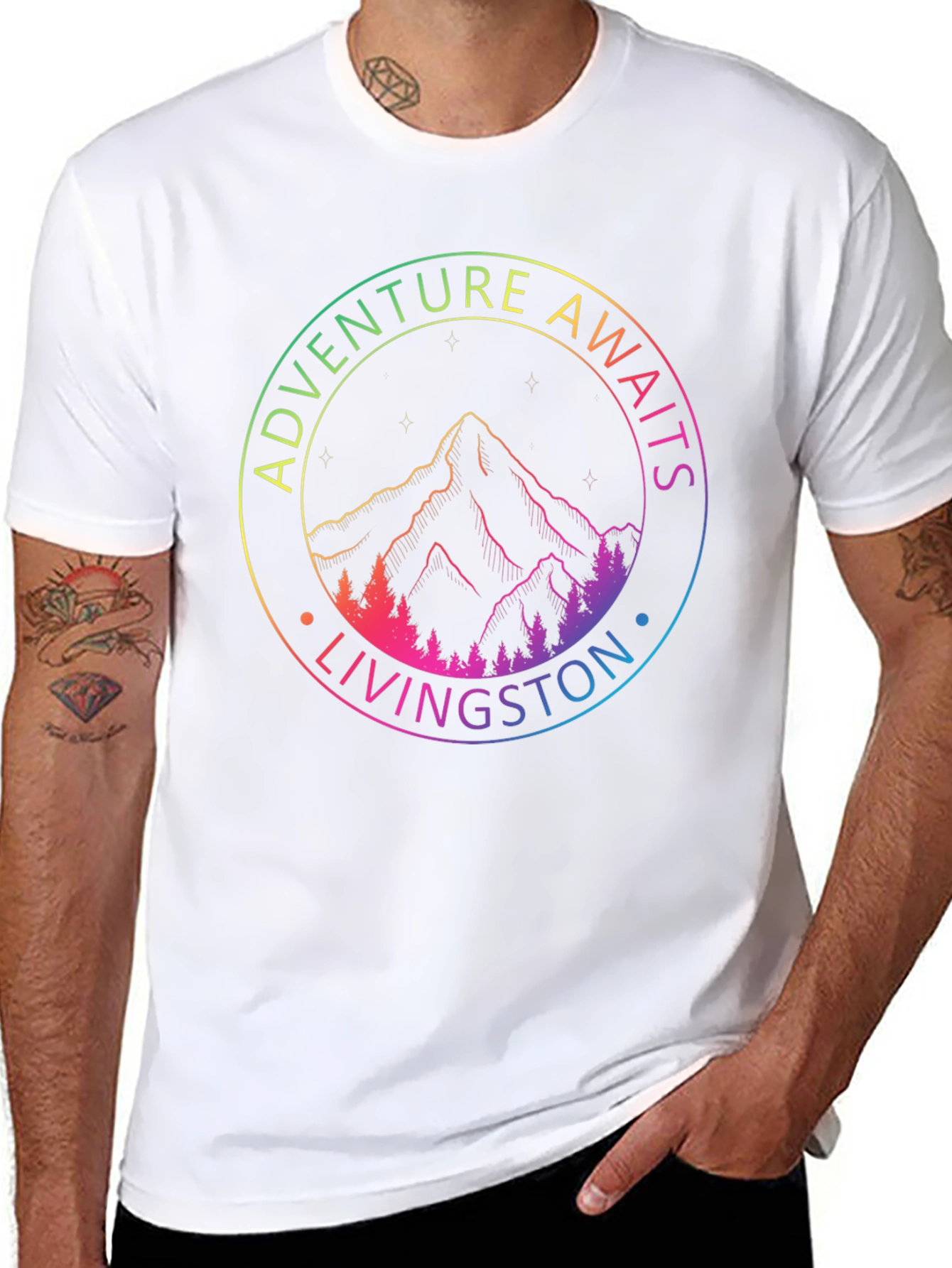 Adventure Awaits Livingston T-Shirt