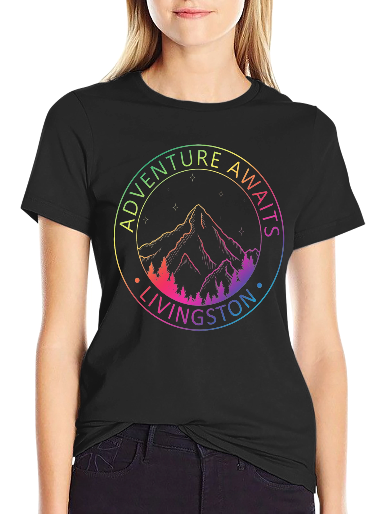 Adventure Awaits Livingston T-Shirt