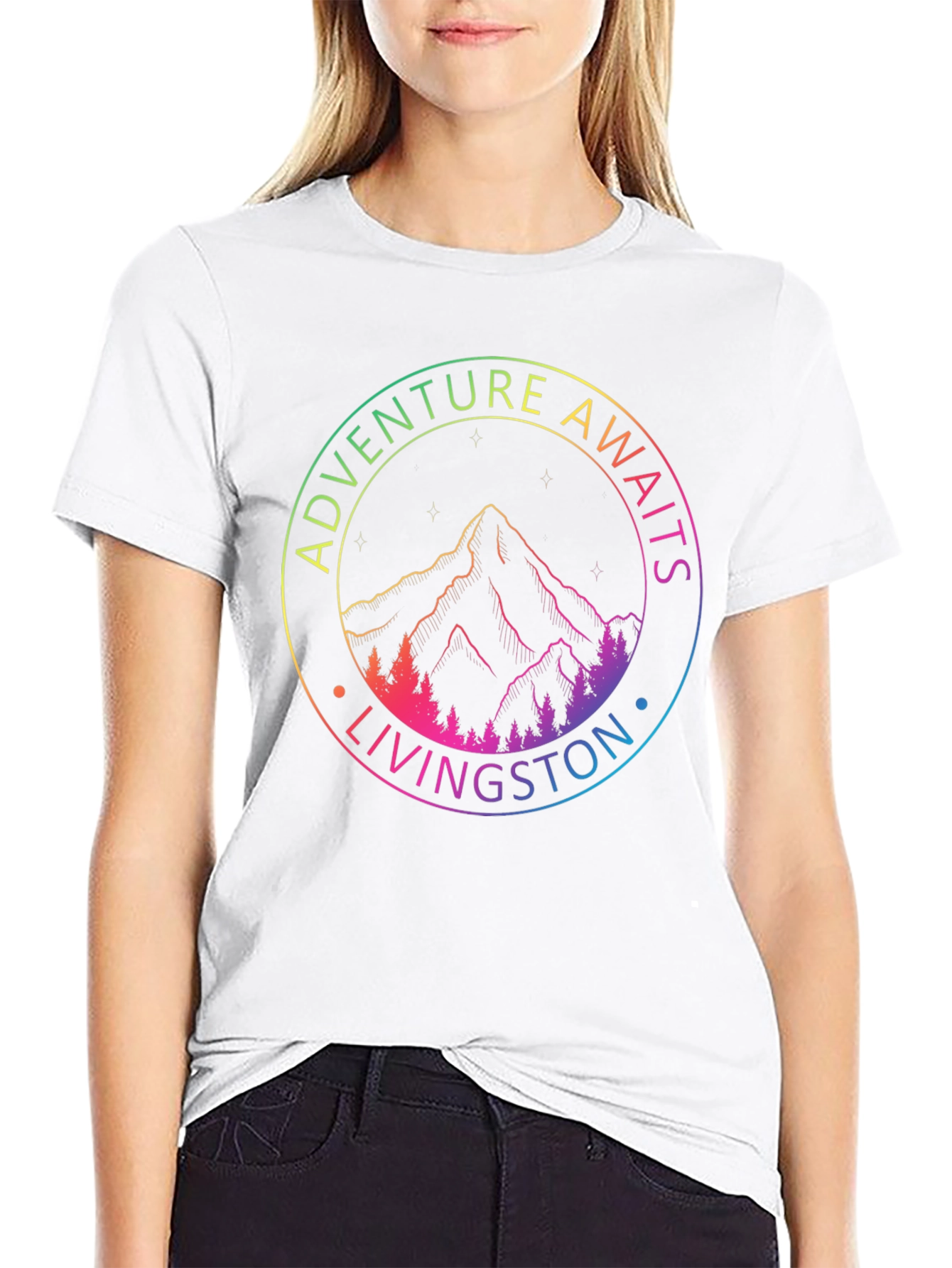 Adventure Awaits Livingston T-Shirt
