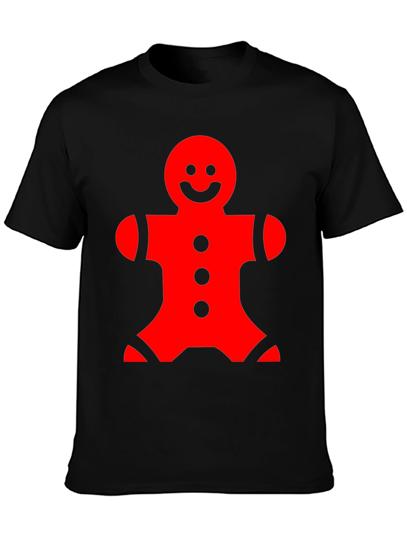 Festive Gingerbread Man Graphic Tee