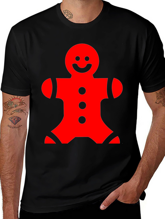 Festive Gingerbread Man Graphic Tee