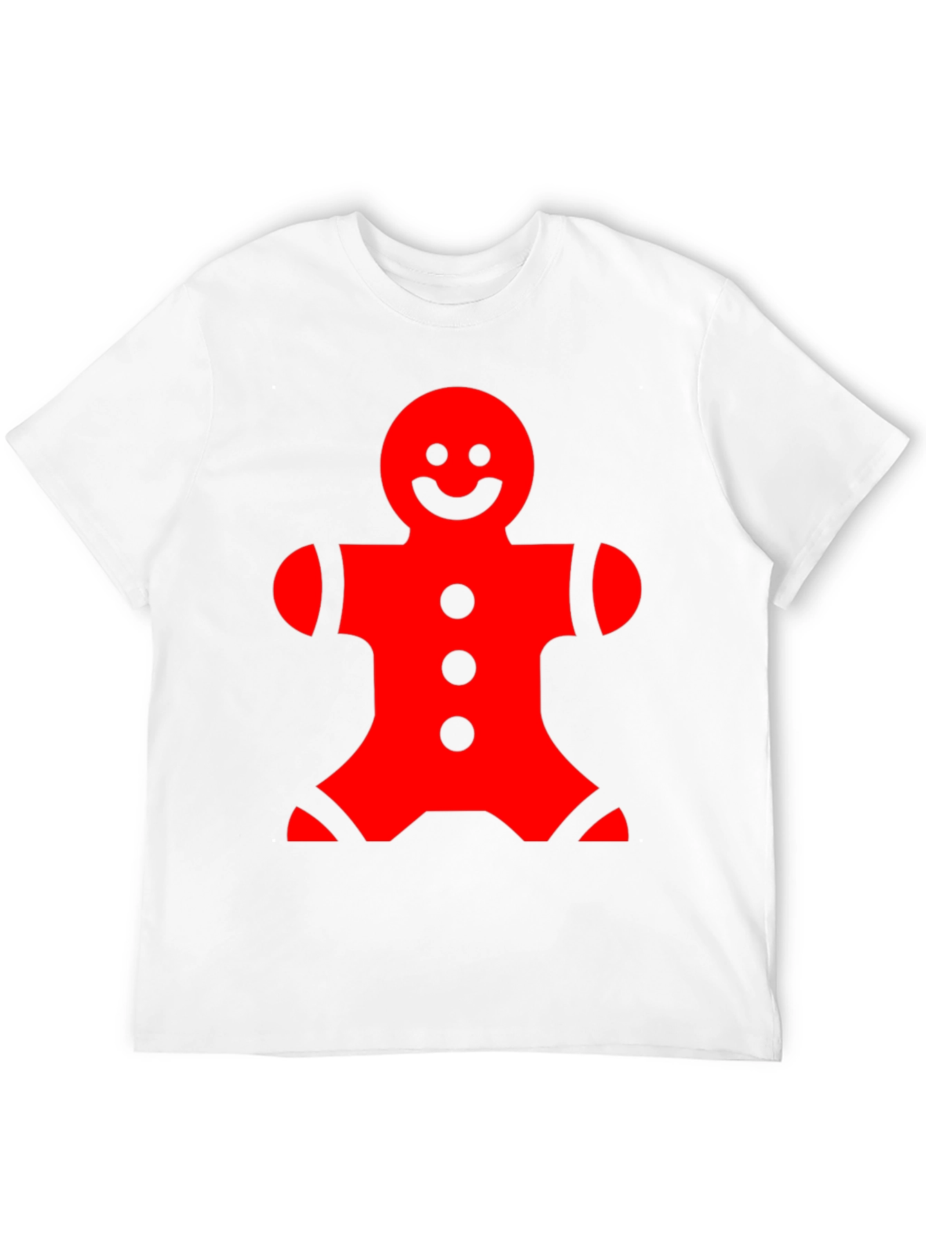 Festive Gingerbread Man Graphic Tee