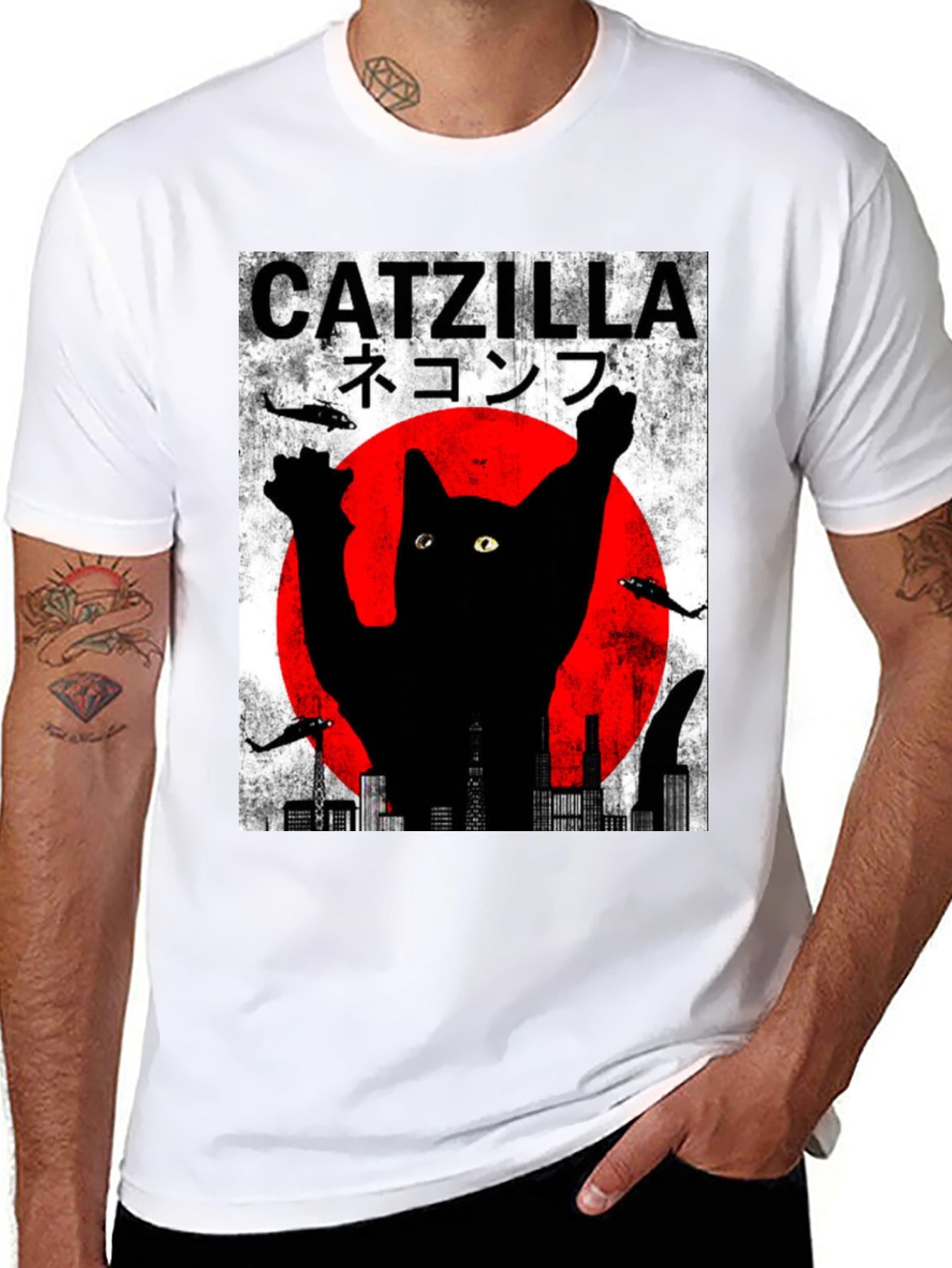 Catzilla Graphic T-Shirt