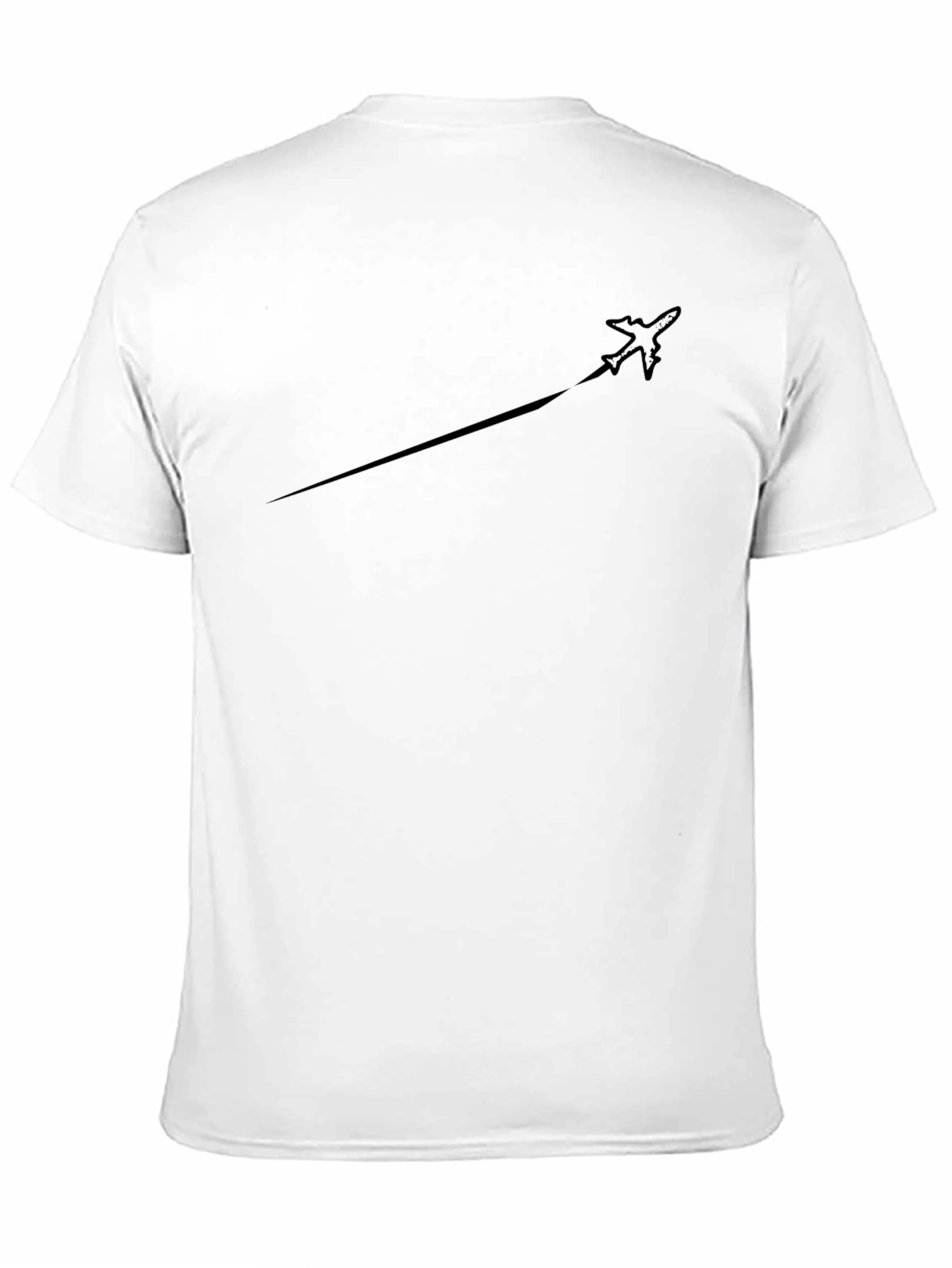 Black Airplane Graphic Tee - Stylish & Unique