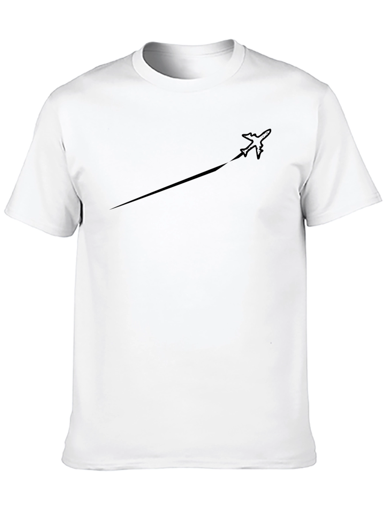 Black Airplane Graphic Tee - Stylish & Unique