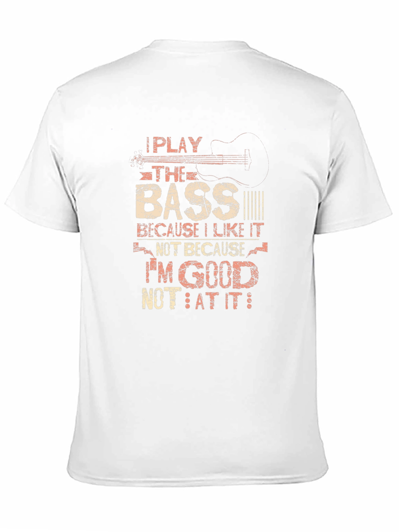 Bass Guitar Player Graphic T-Shirt - Music Lover Tee