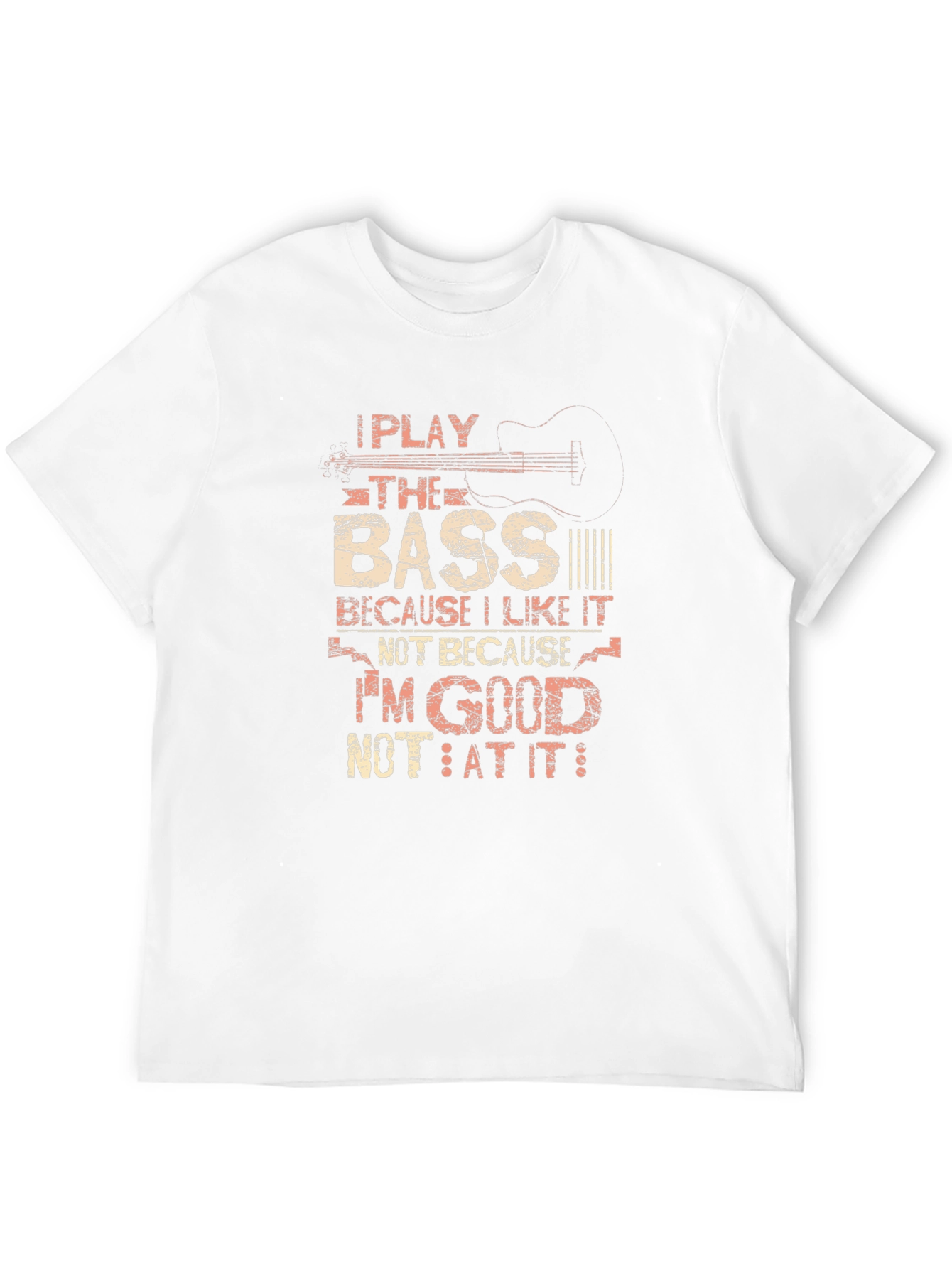Bass Guitar Player Graphic T-Shirt - Music Lover Tee