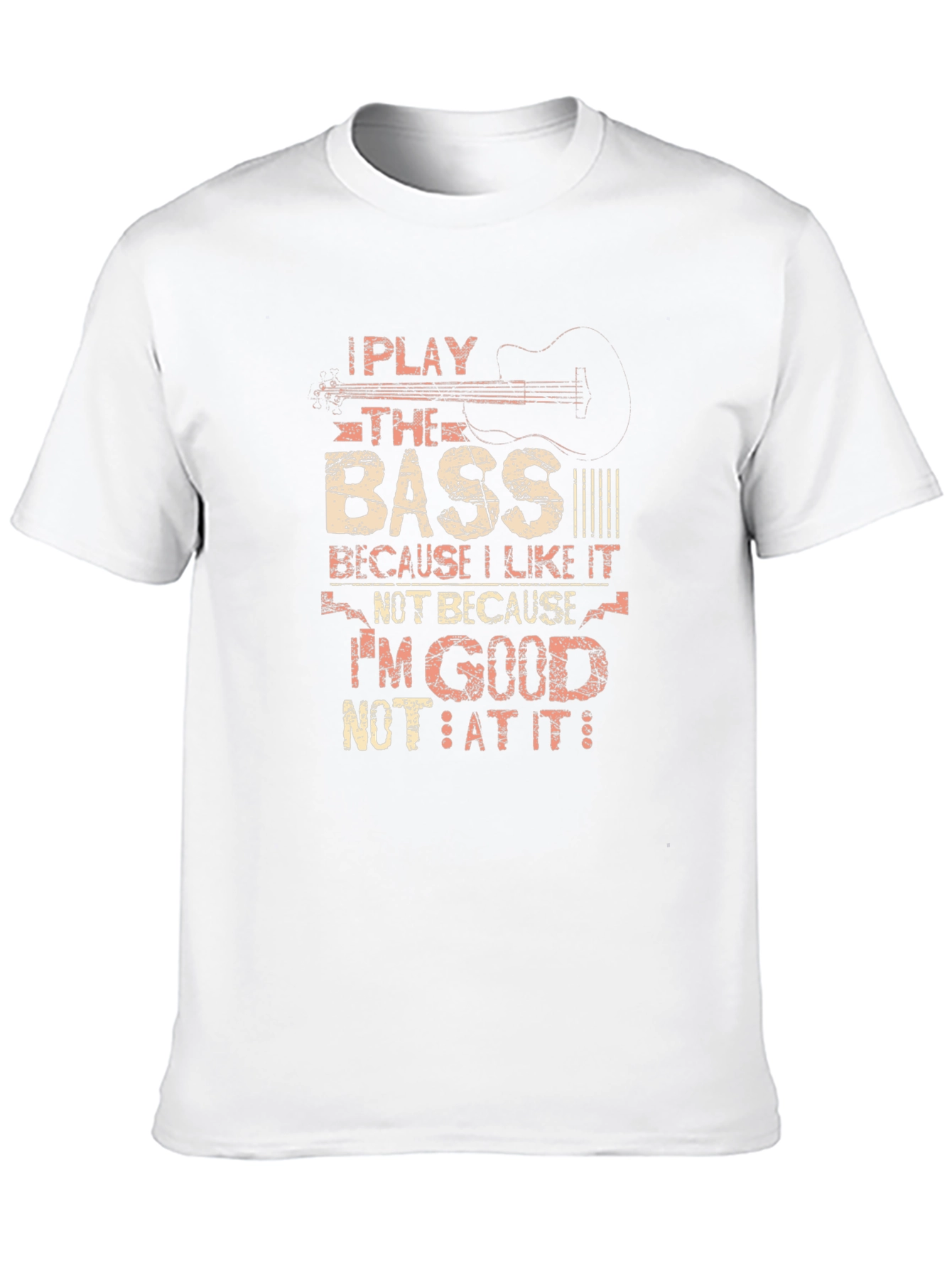 Bass Guitar Player Graphic T-Shirt - Music Lover Tee