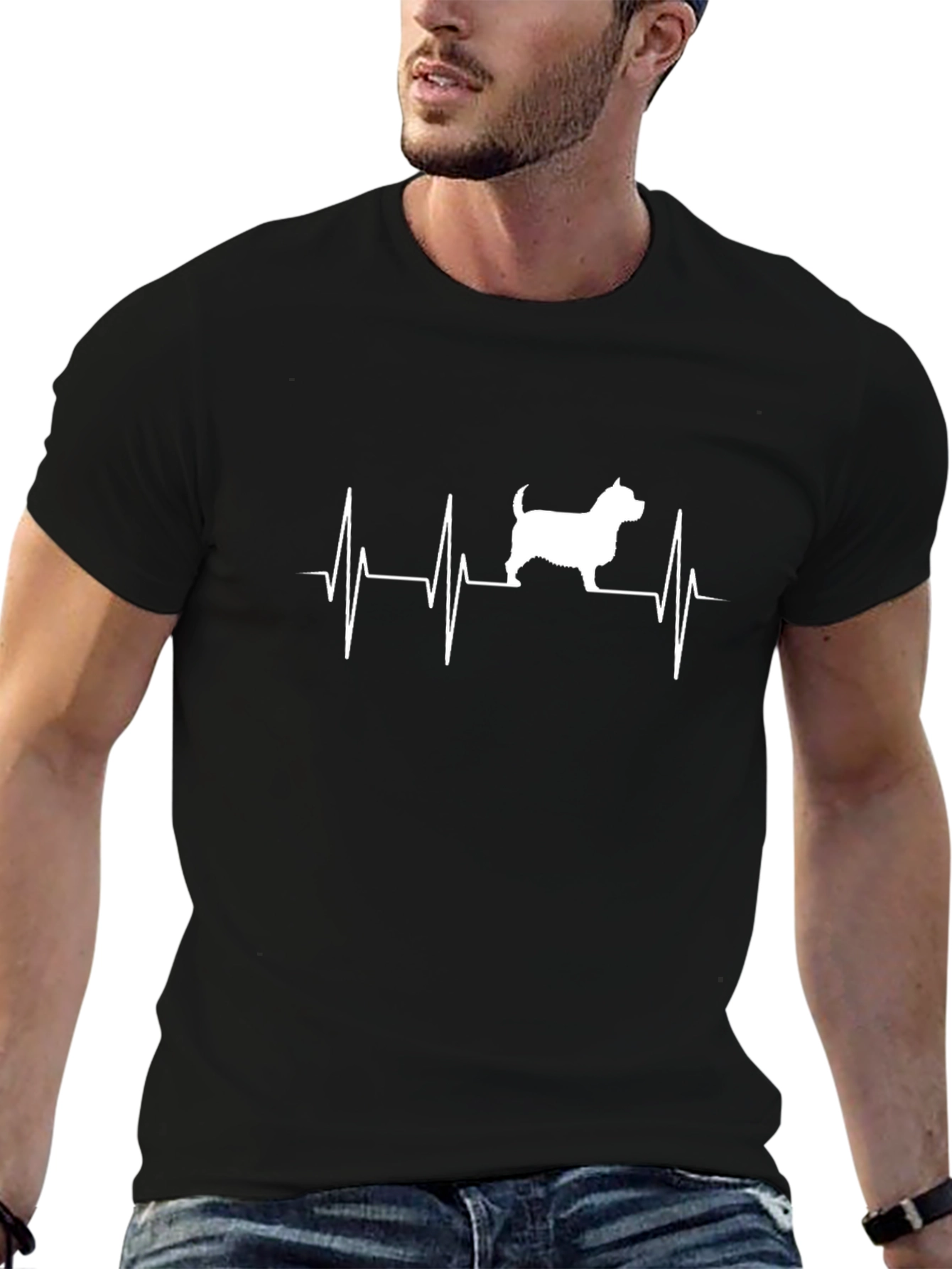 Dog Heartbeat T-Shirt - Westie Love!