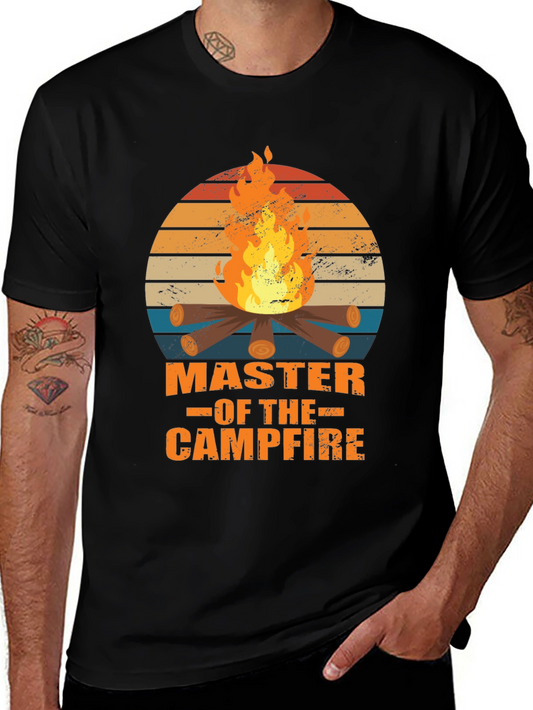 Master of the Campfire Graphic Tee - Perfect for Outdoor Adventures!