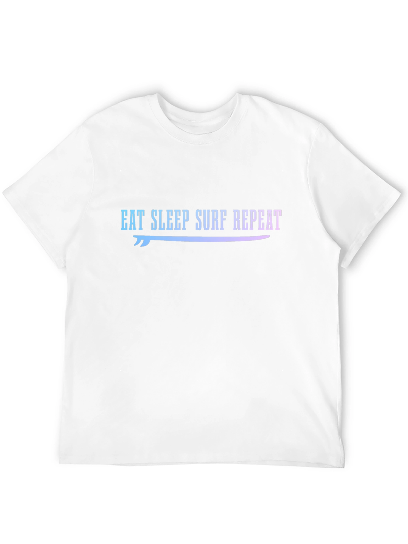 Eat Sleep Surf Repeat Graphic Tee - Black