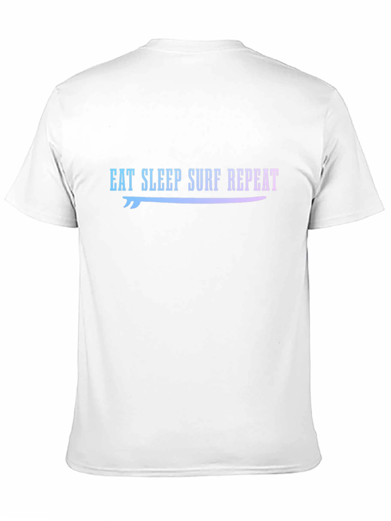 Eat Sleep Surf Repeat Graphic Tee - Black