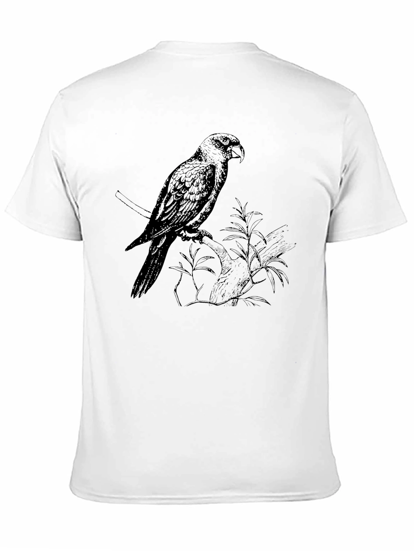 Parrot Graphic Tee - Stylish Bird Print T-Shirt