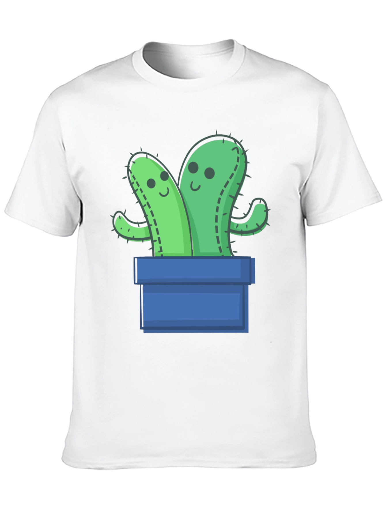 Cute Cactus in Pot Graphic Tee