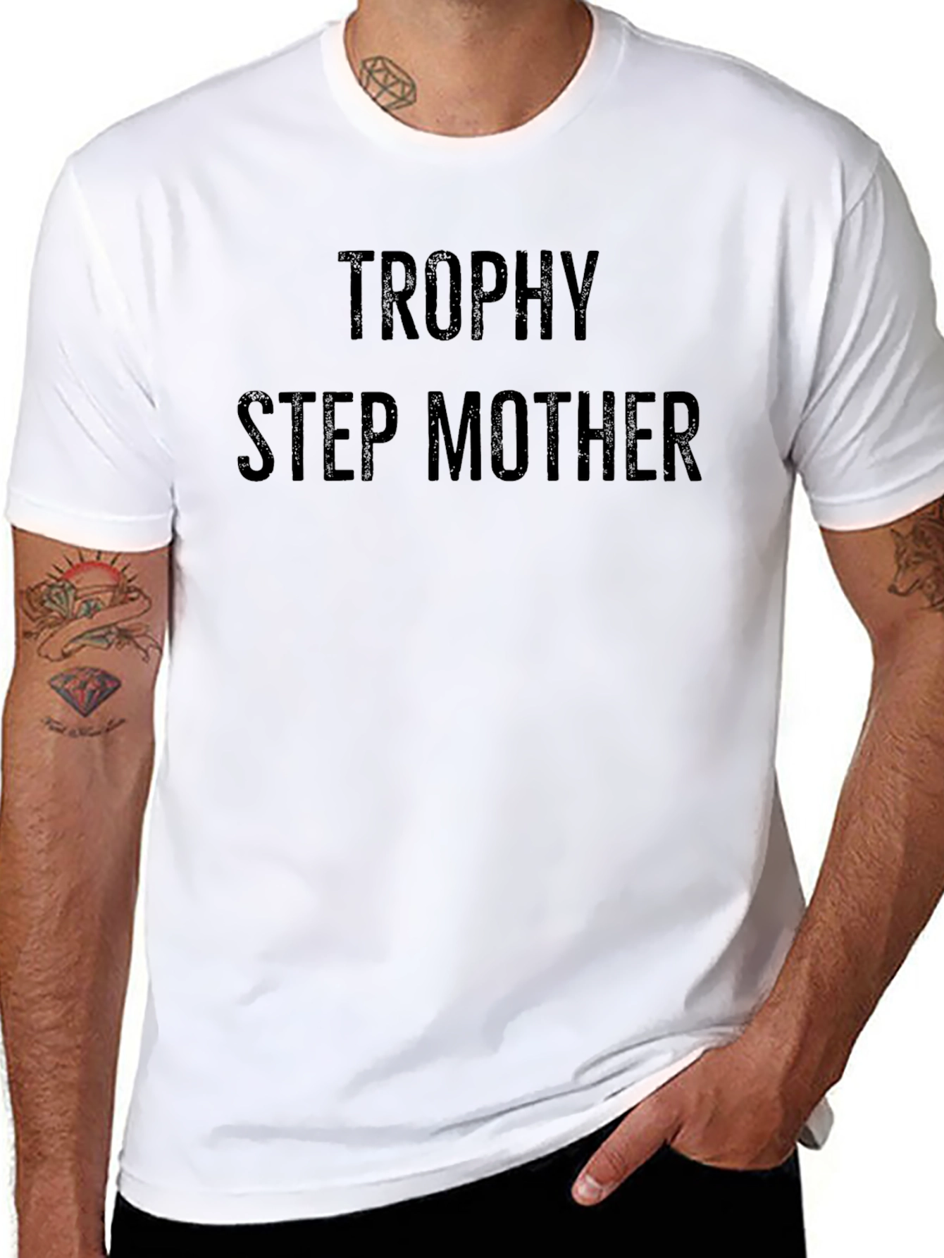 Trophy Step Mother T-Shirt - Novelty Apparel