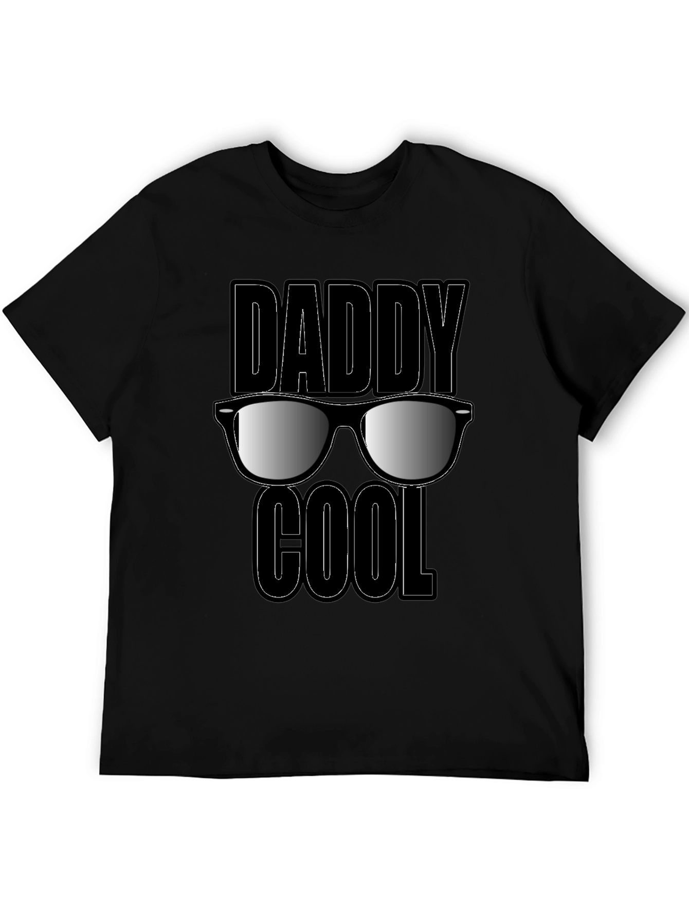 Daddy Cool Graphic T-Shirt - Black