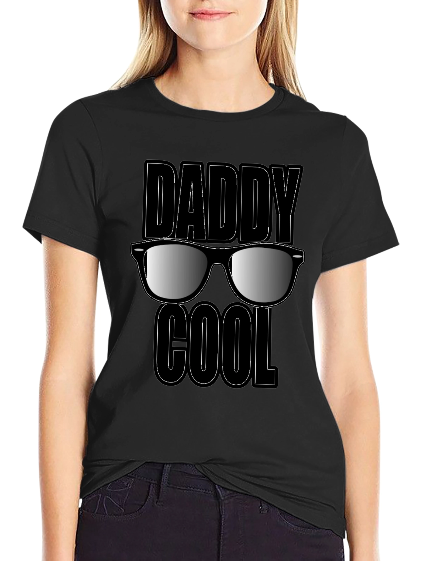Daddy Cool Graphic T-Shirt - Black