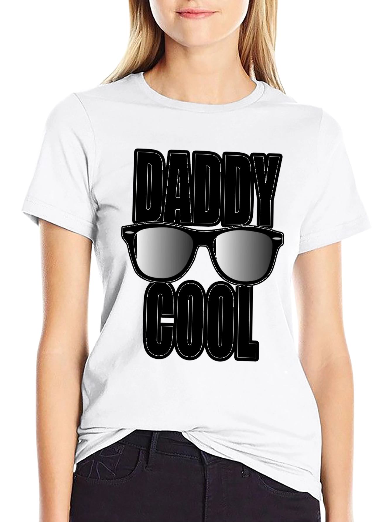 Daddy Cool Graphic T-Shirt - Black