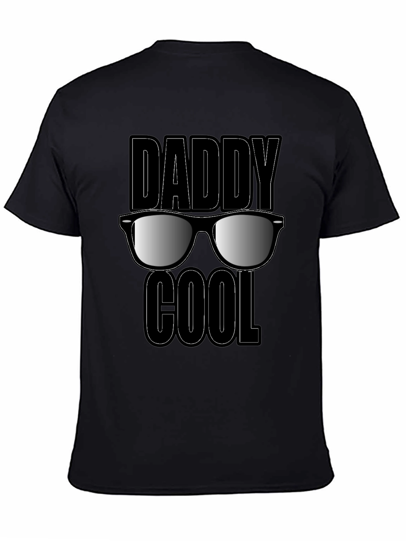 Daddy Cool Graphic T-Shirt - Black