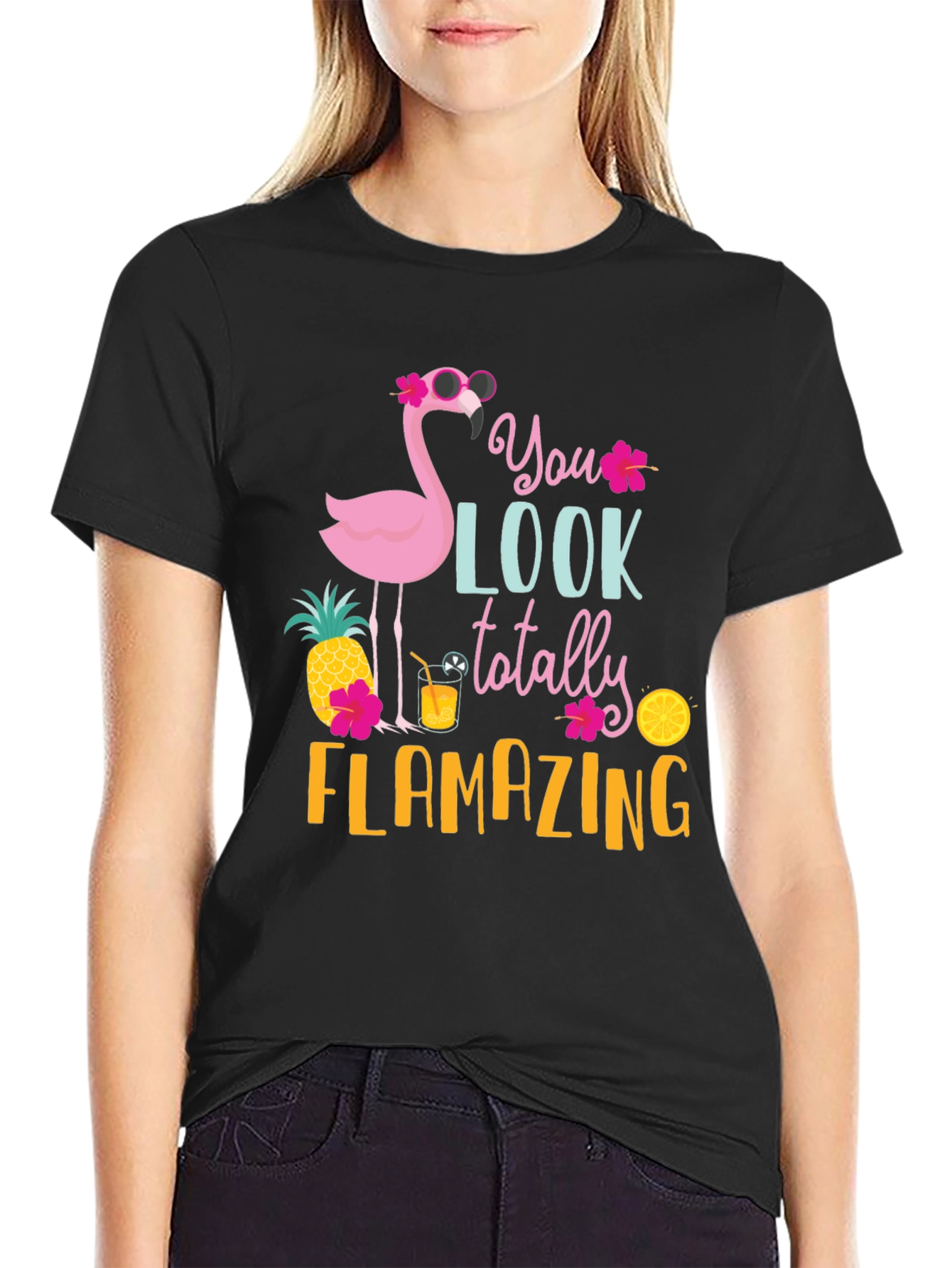 Flamazing Graphic Tee - Black T-Shirt
