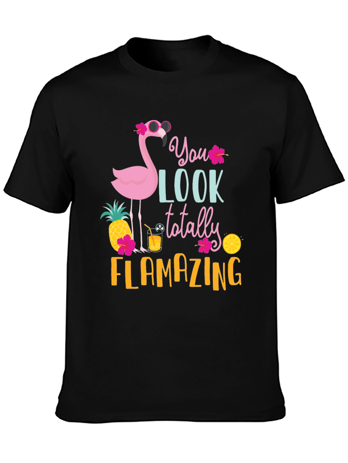 Flamazing Graphic Tee - Black T-Shirt