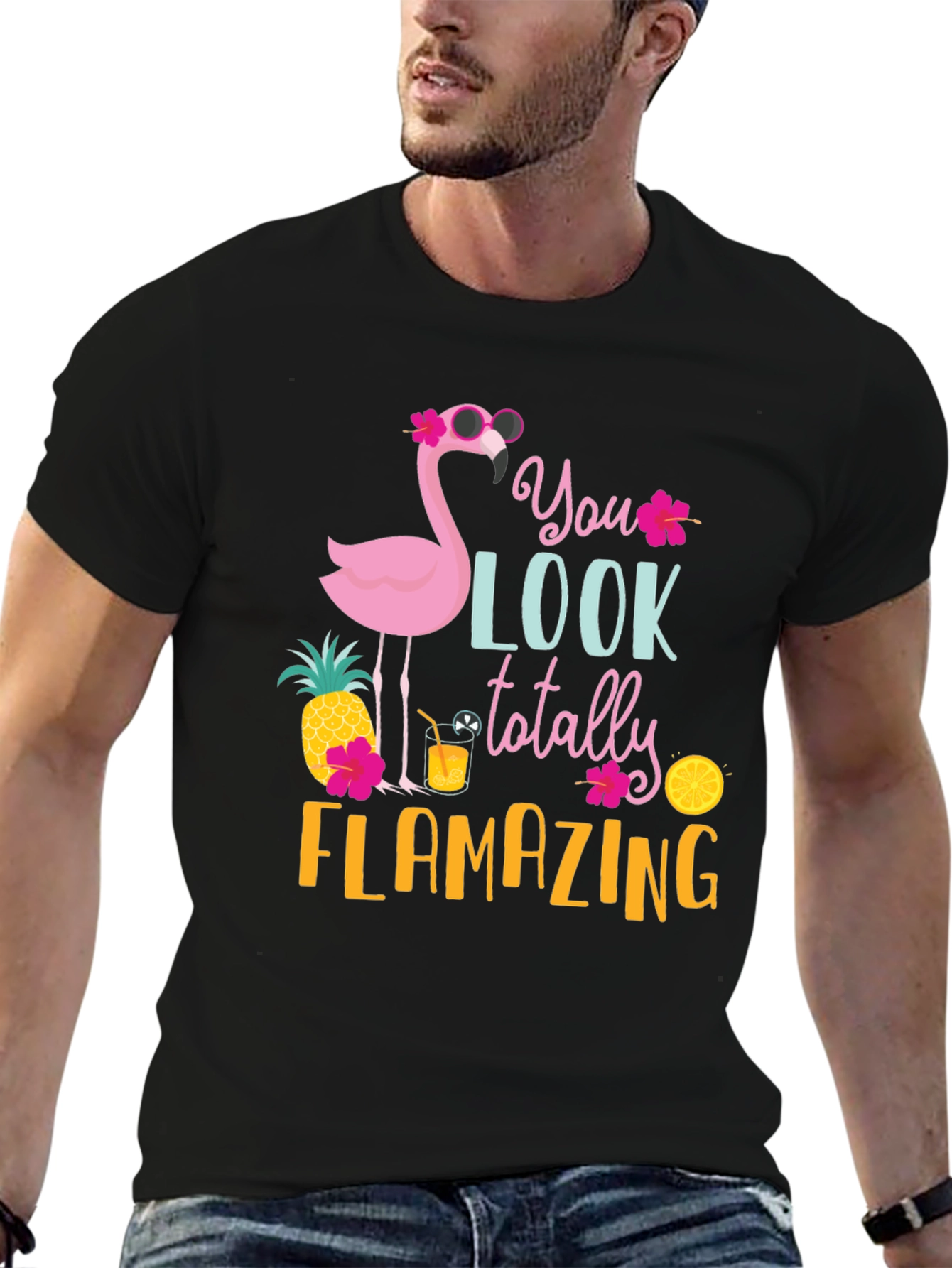 Flamazing Graphic Tee - Black T-Shirt