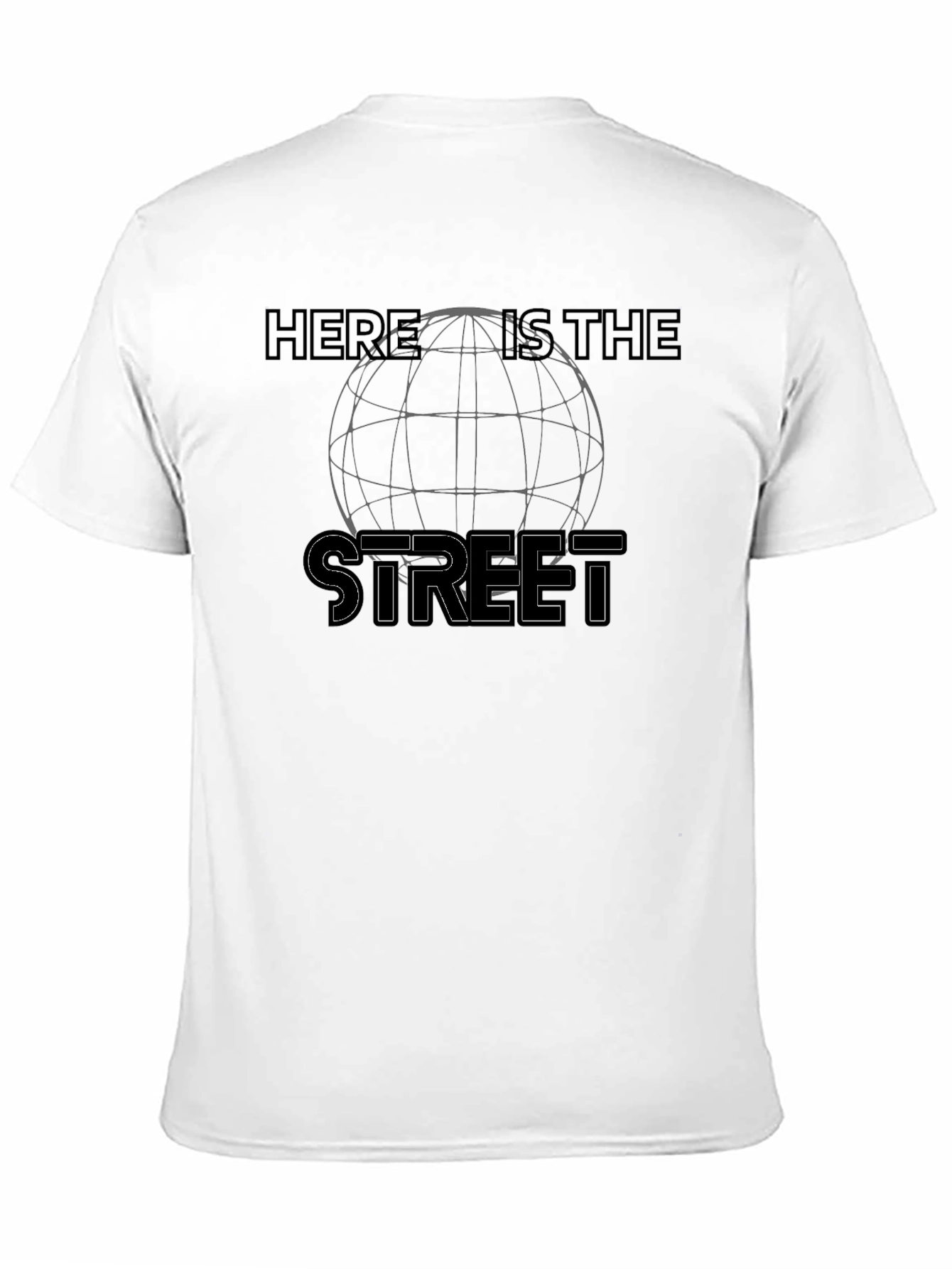 Here is The Street Graphic Black T-Shirt