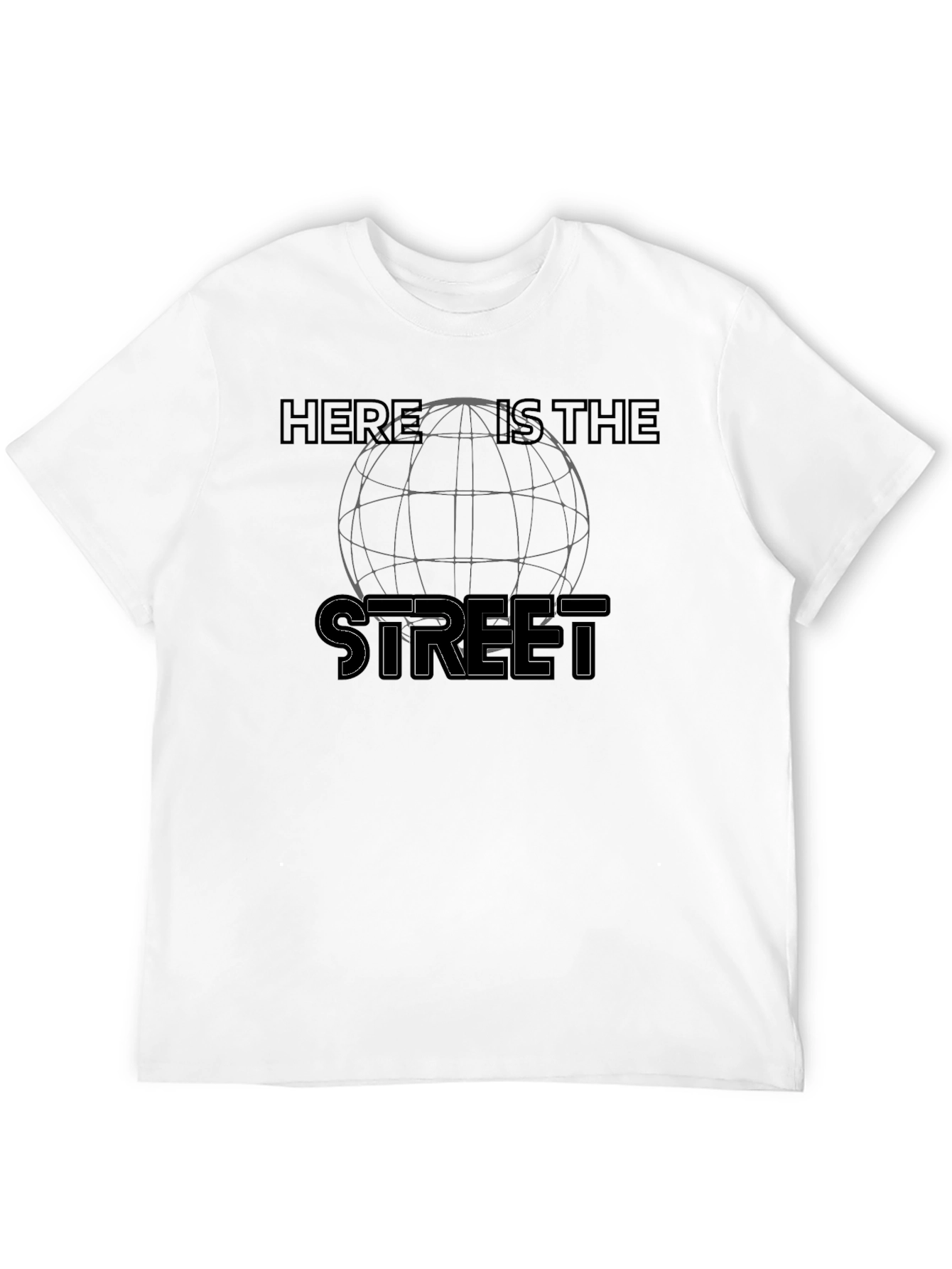 Here is The Street Graphic Black T-Shirt