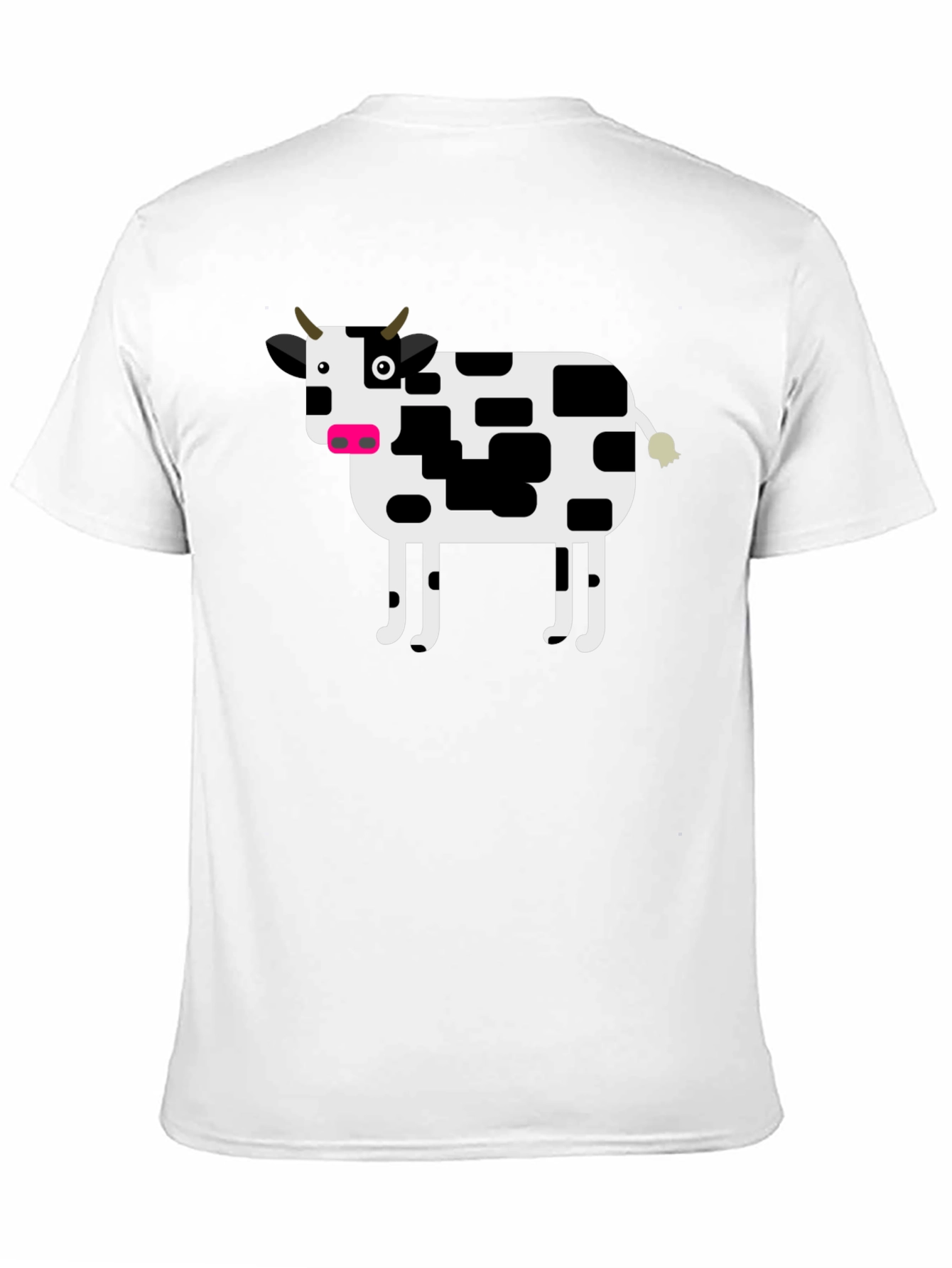 Cow Graphic T-Shirt - Black Cotton Tee
