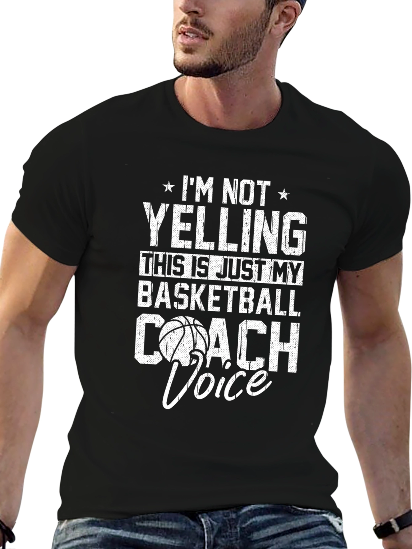 Basketball Coach Voice T-Shirt Funny Gift