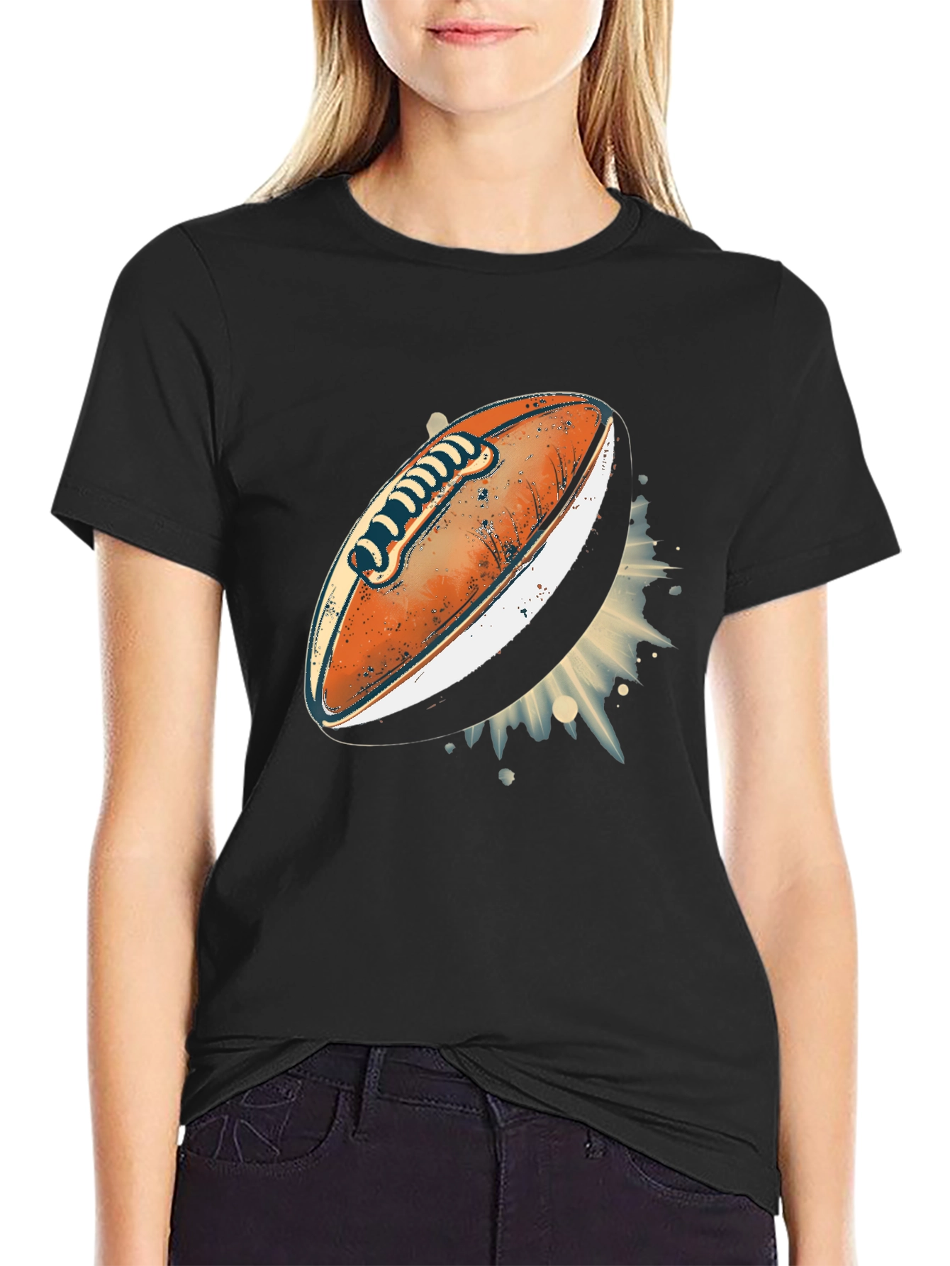 Football Graphic T-Shirt - Stylish Sports Tee