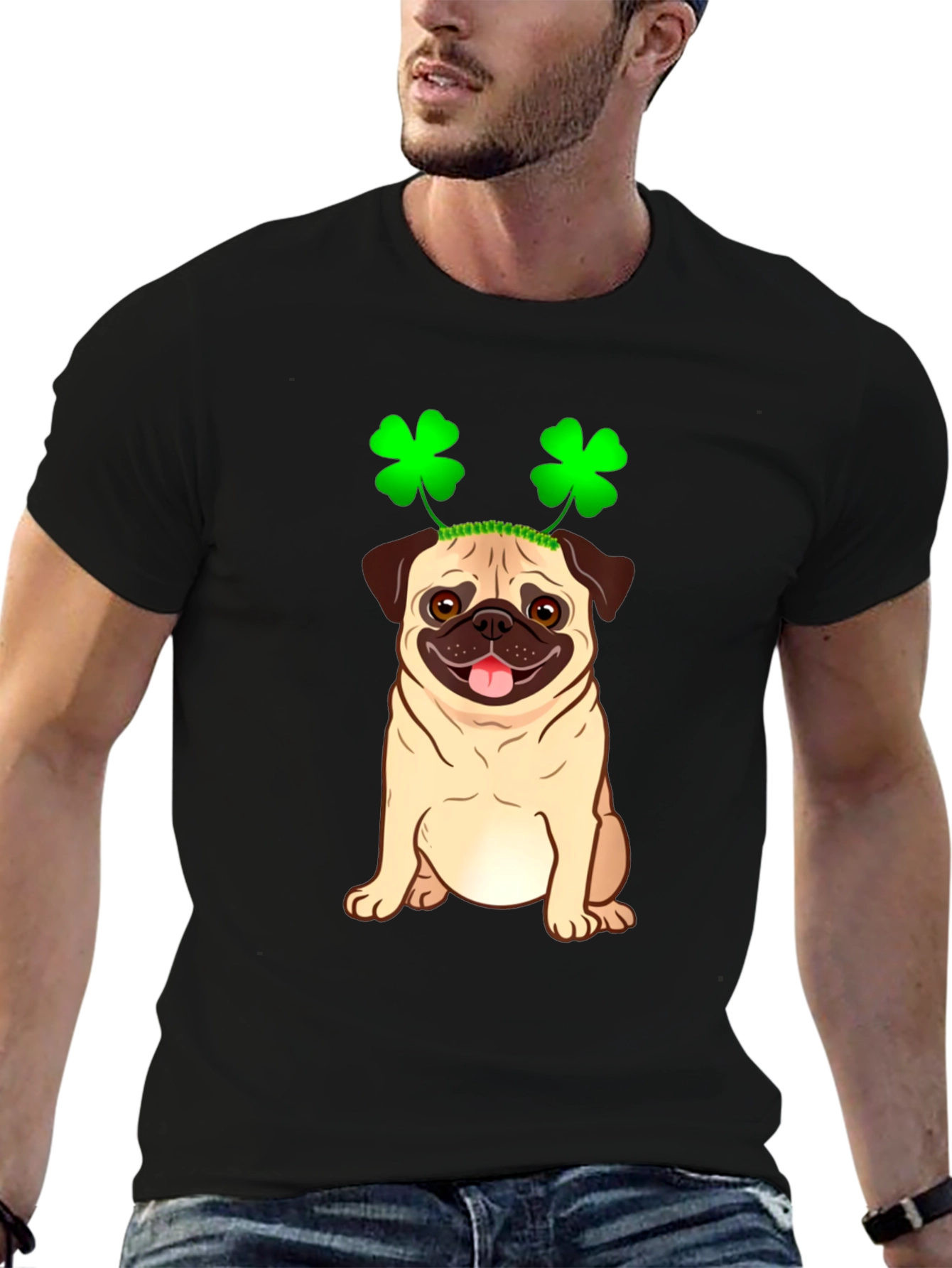 St. Patricks Day Pug T-Shirt