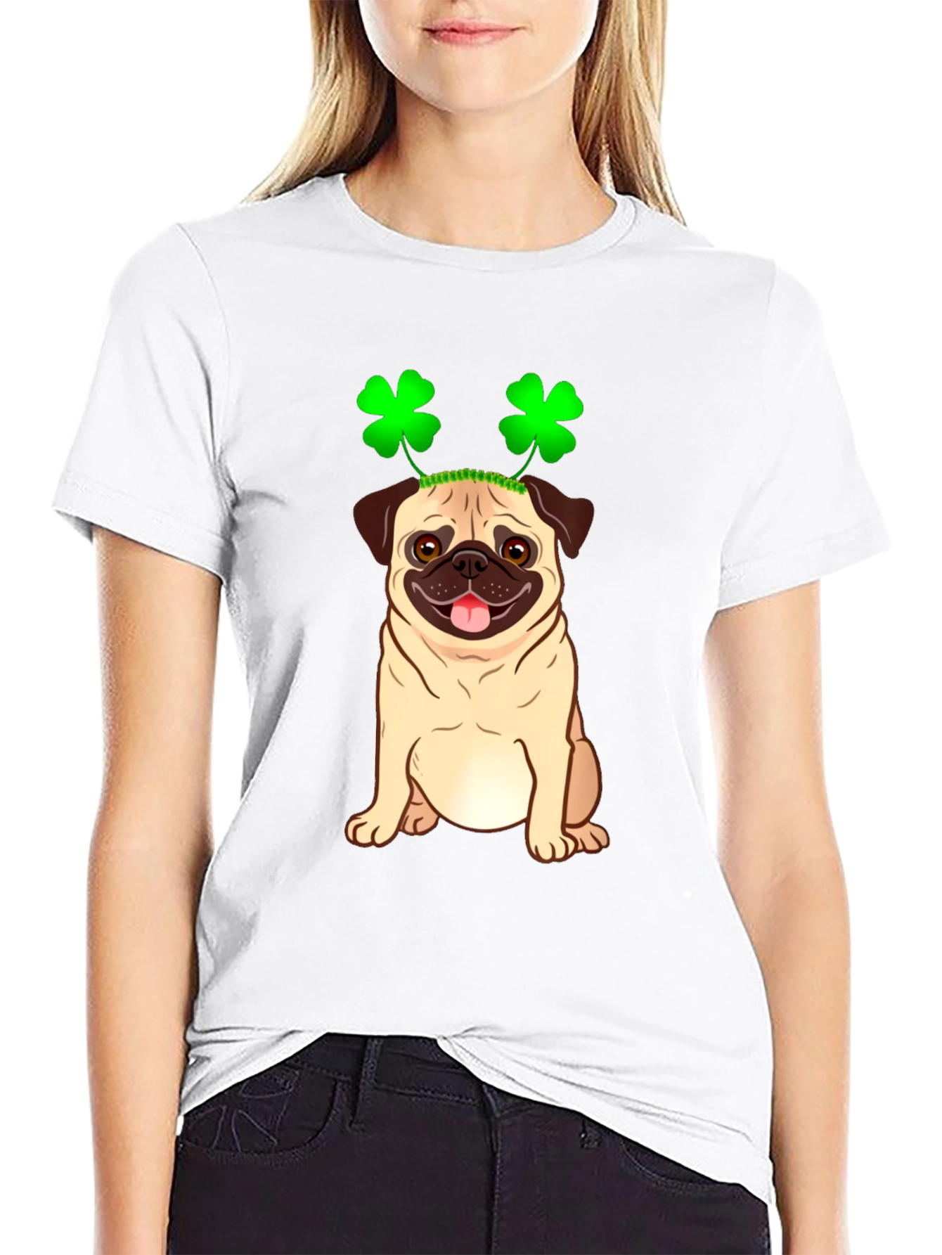 St. Patricks Day Pug T-Shirt
