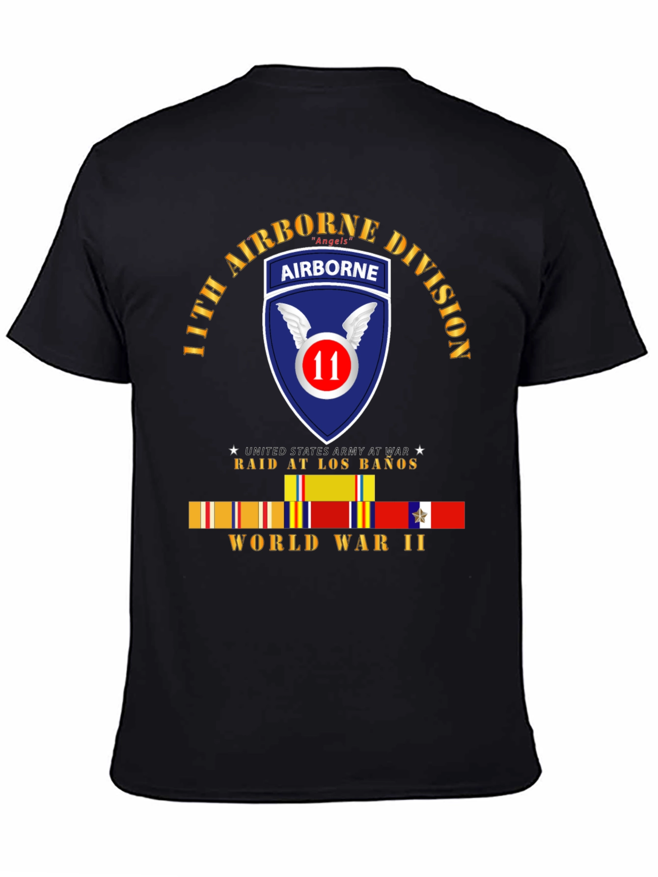 11th Airborne Division Angels WWII T-Shirt
