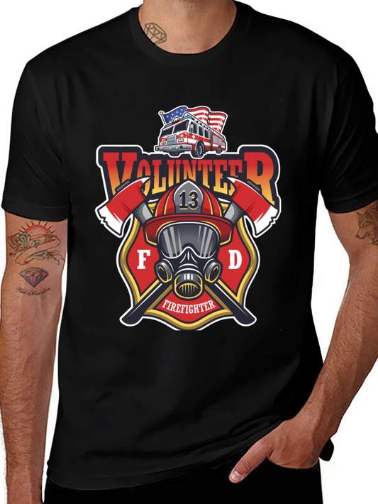 Volunteer Firefighter T-Shirt - FD Design