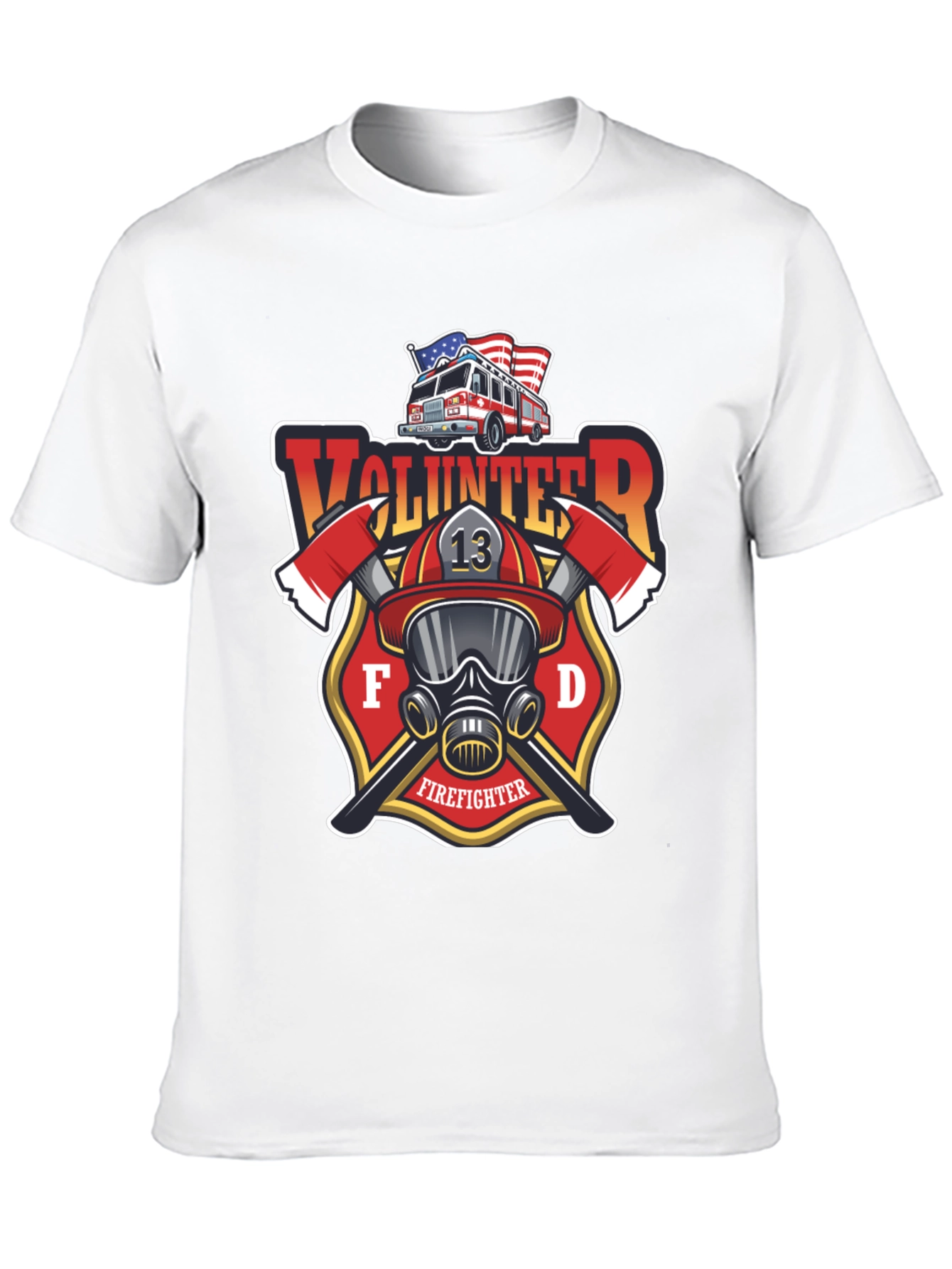 Volunteer Firefighter T-Shirt - FD Design