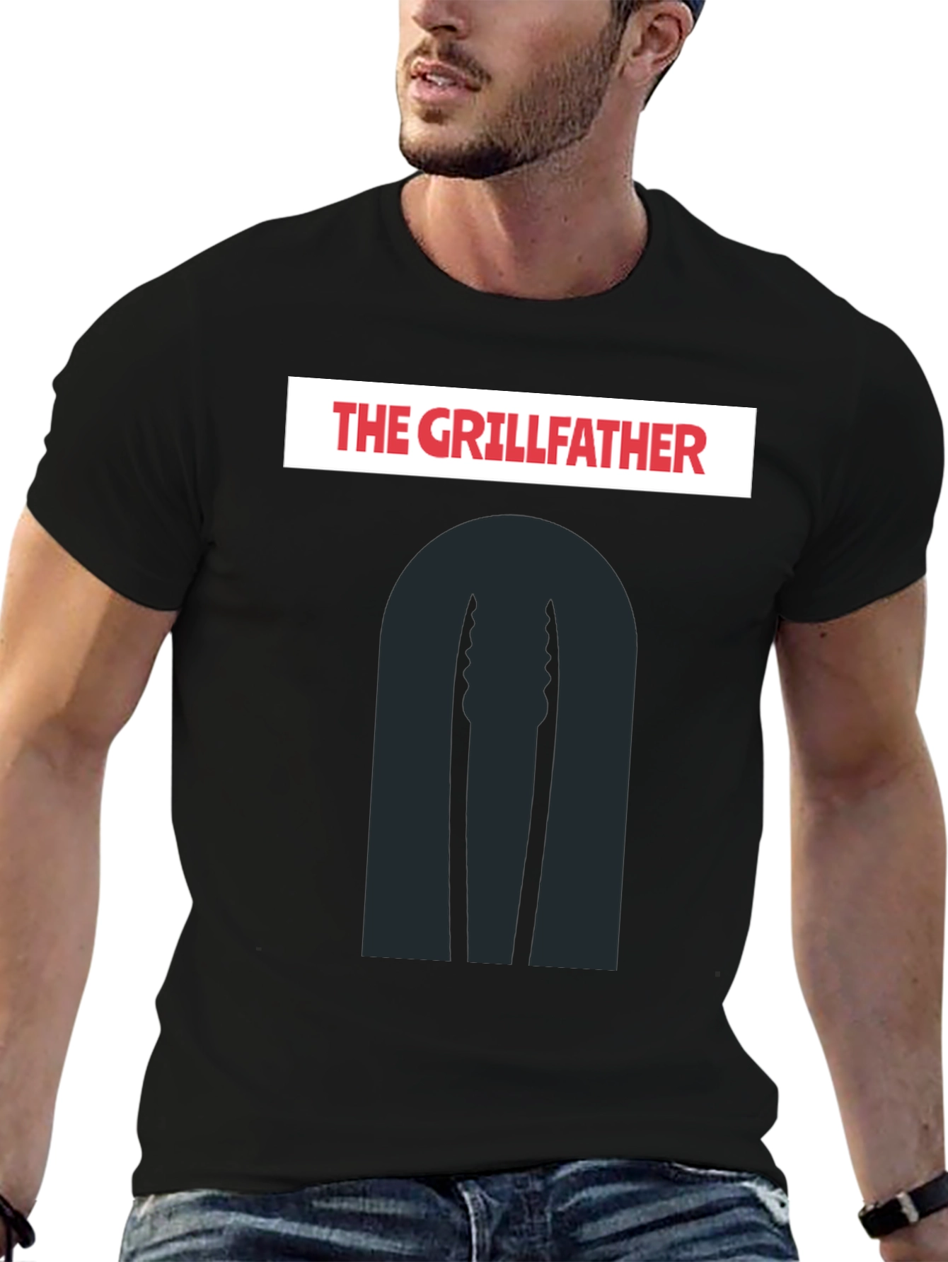 The Grillfather Funny Grilling T-Shirt