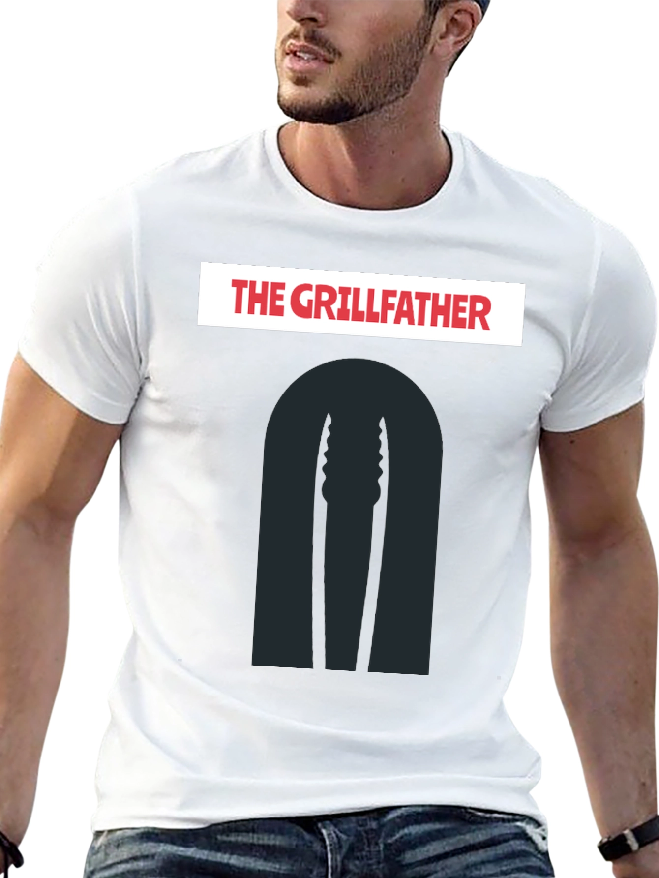 The Grillfather Funny Grilling T-Shirt