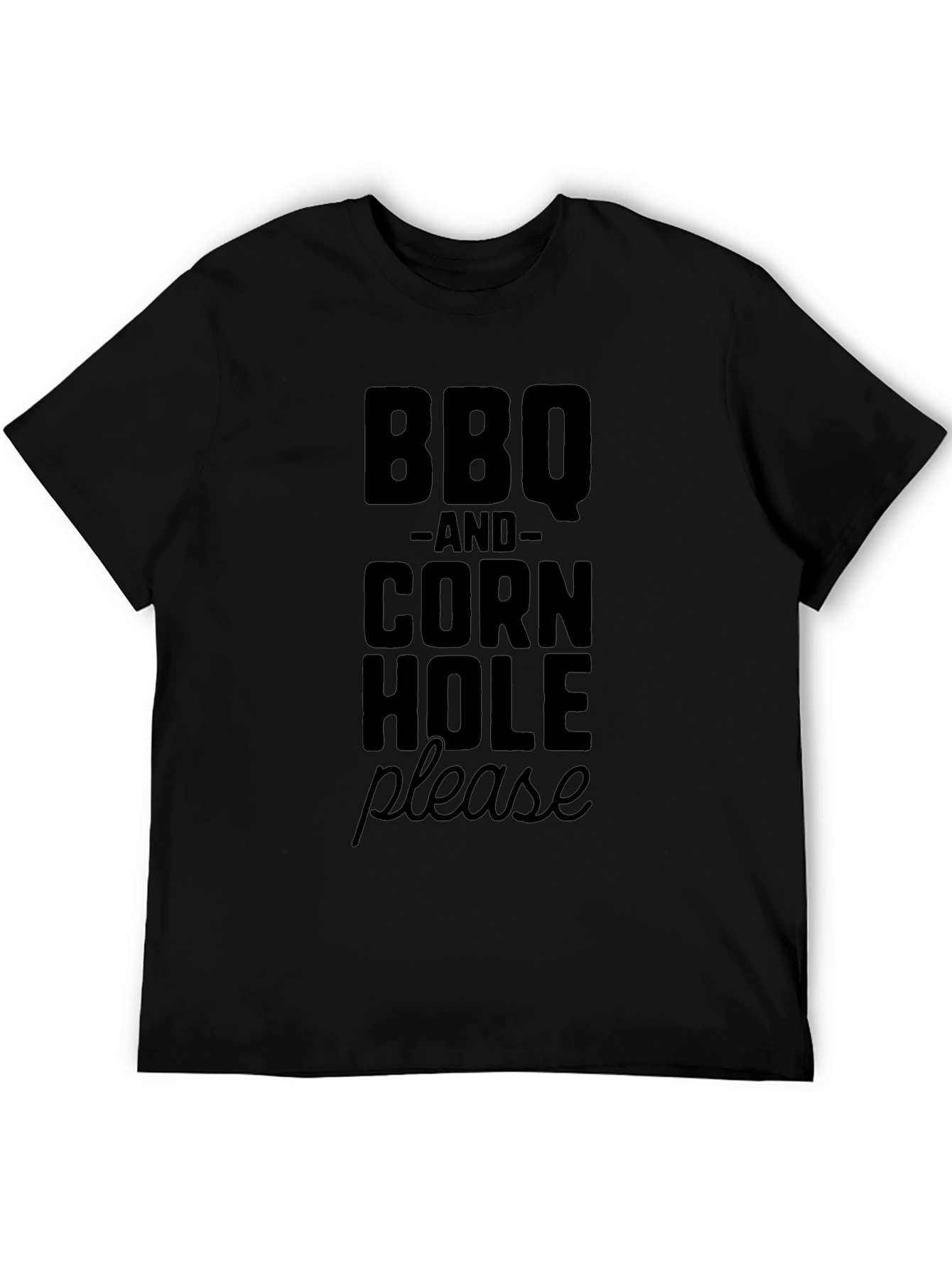 BBQ and Cornhole Please T-Shirt