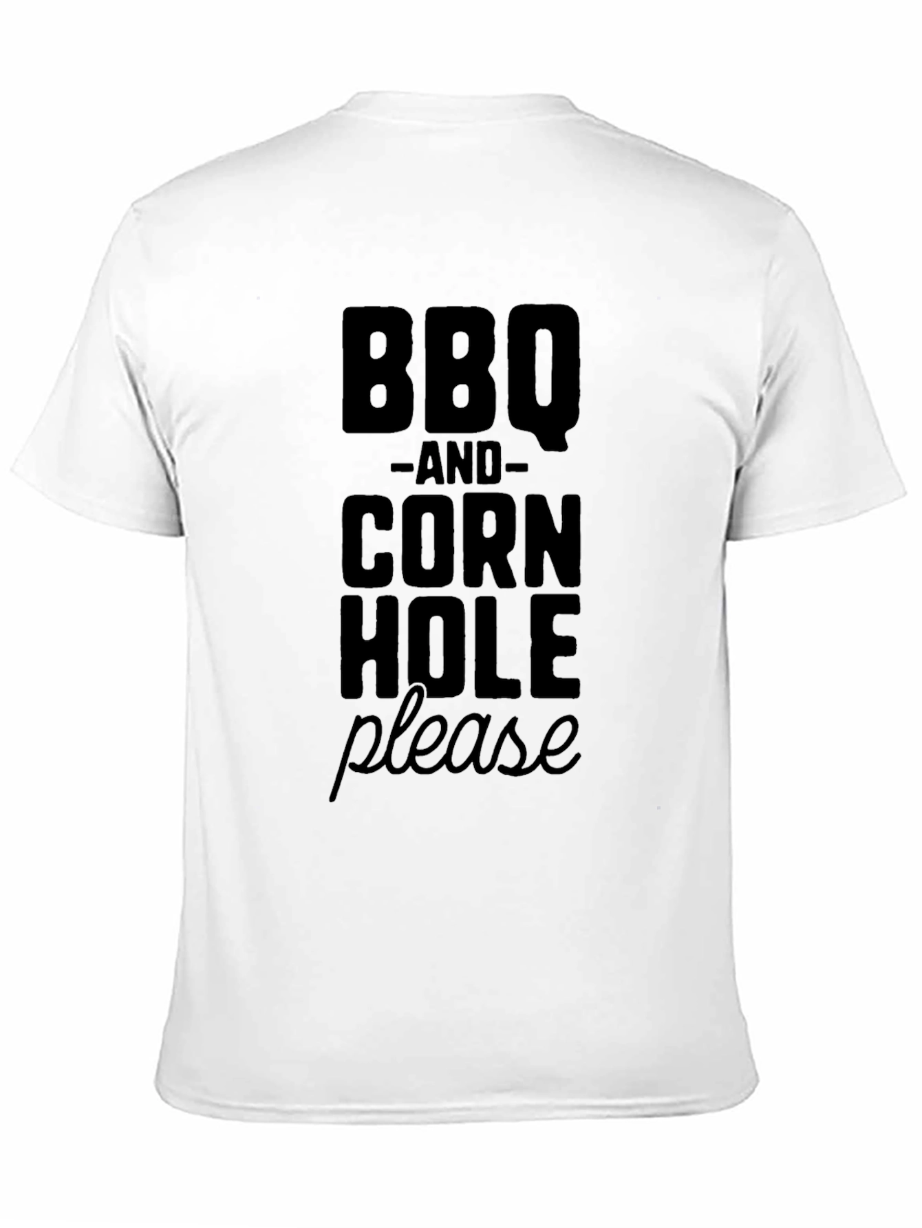 BBQ and Cornhole Please T-Shirt